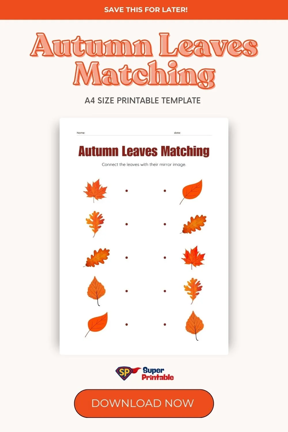 Autumn Leaves Matching Pinterest Image