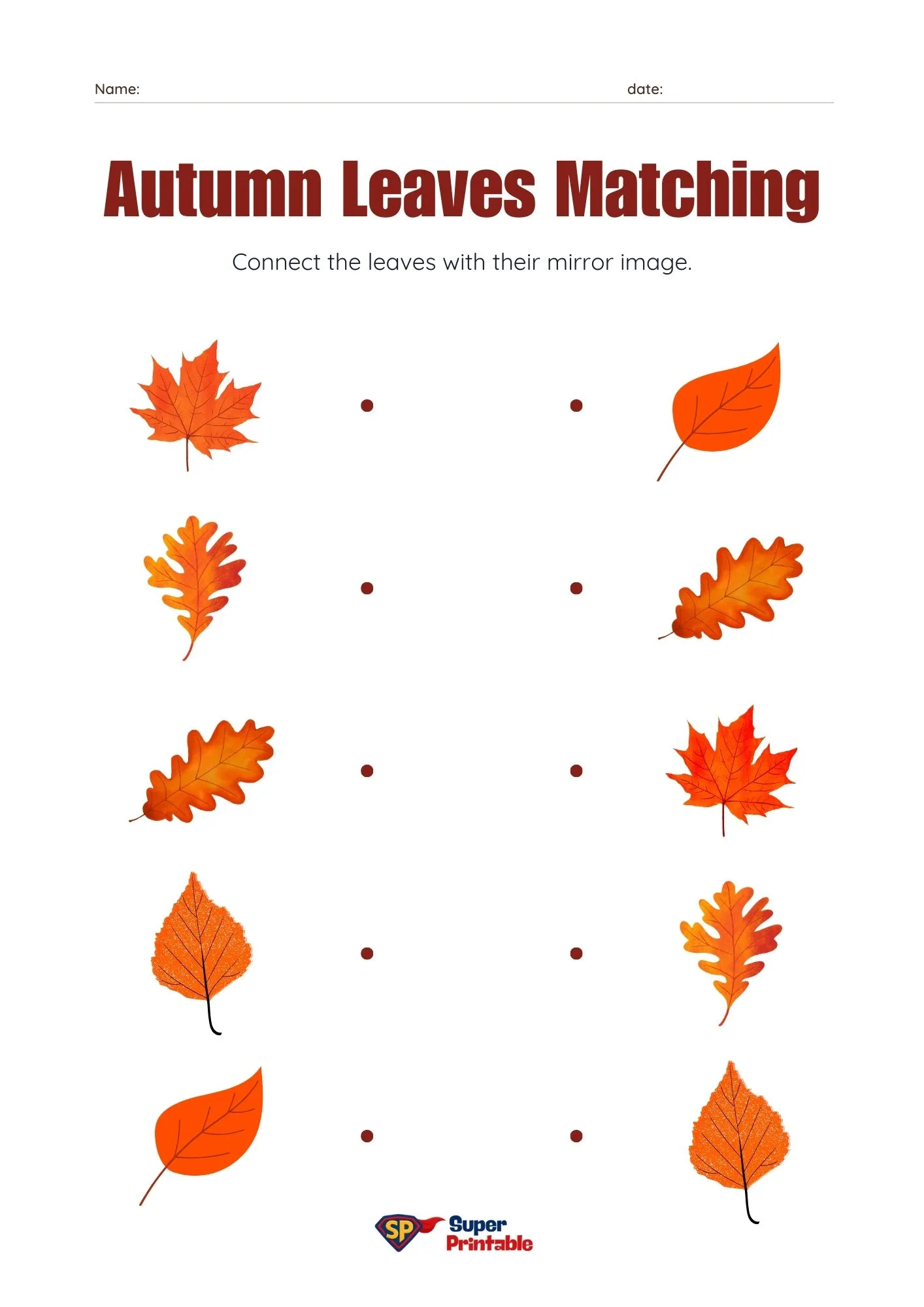 Autumn Leaves Matching