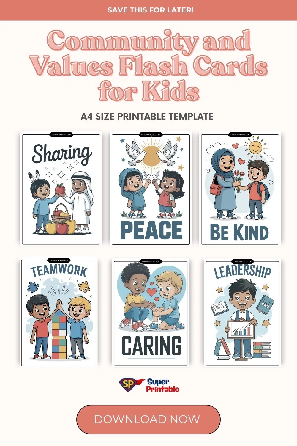 Community Helpers Flash Cards For Schools Pinterest Image