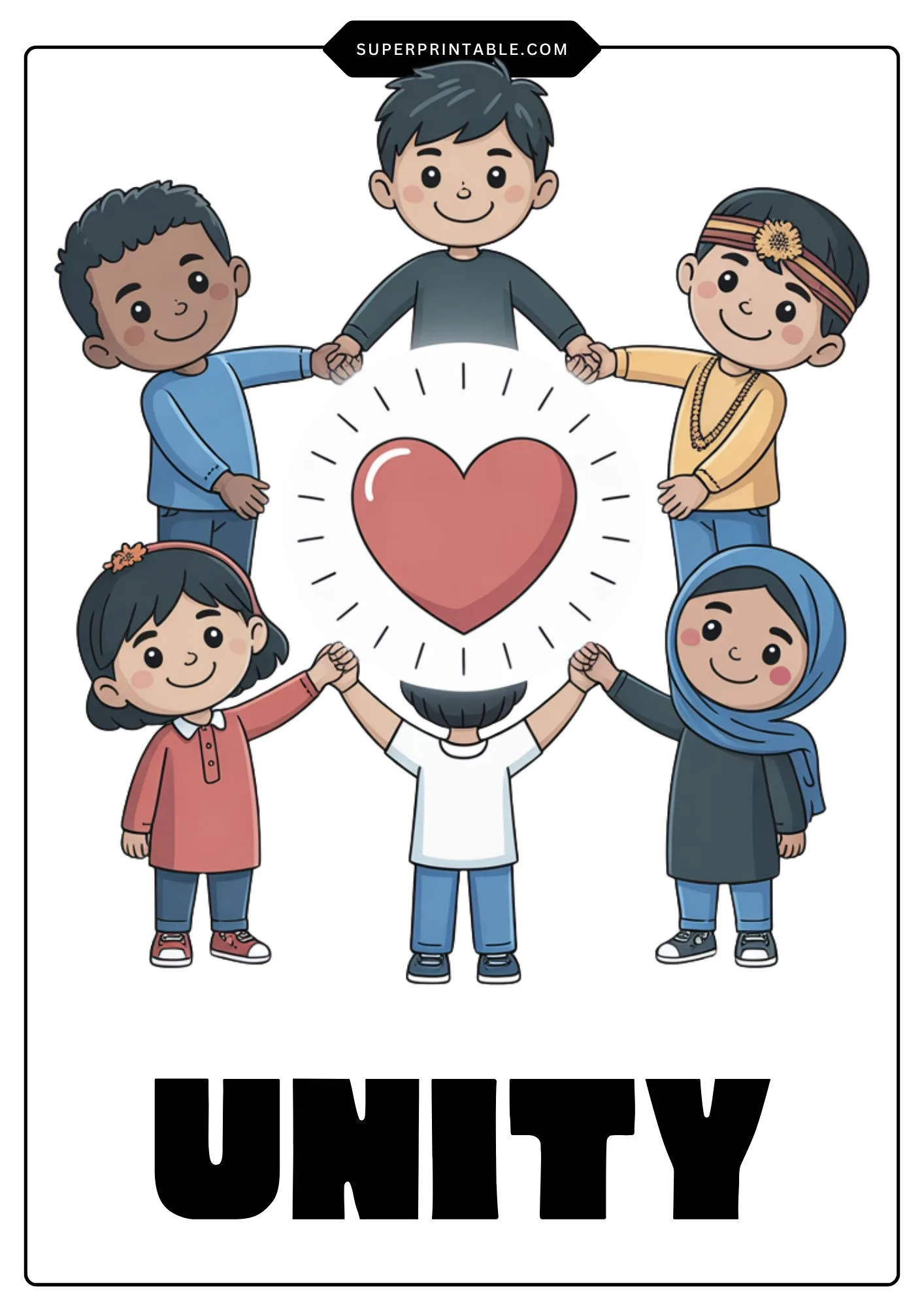 Community and Values Flash Cards for Kids 1