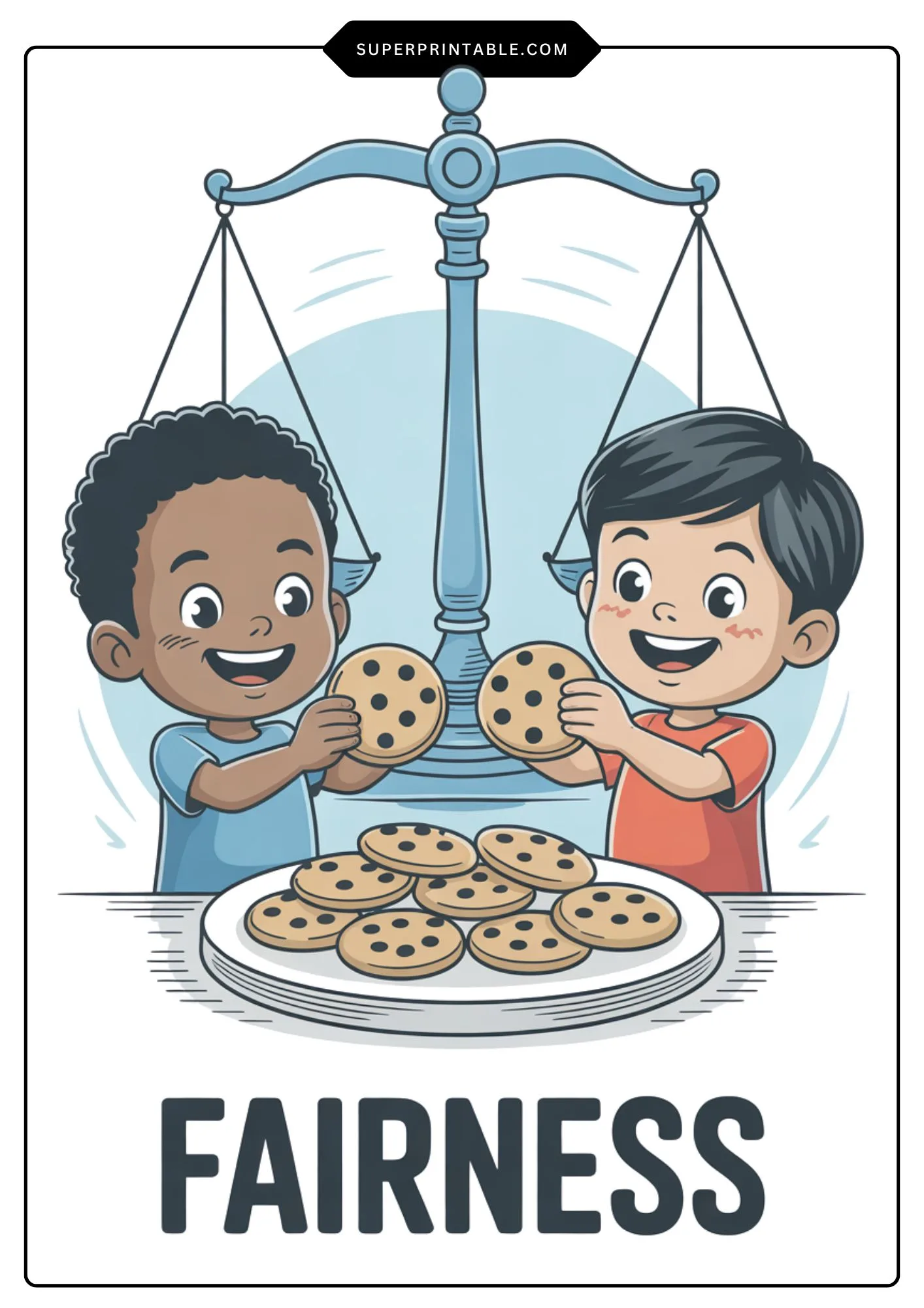Community and Values Flash Cards for Kids 2
