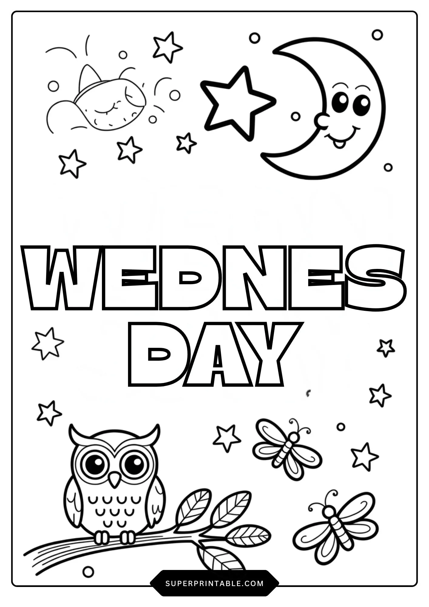 Days of the Week Coloring Pages 2