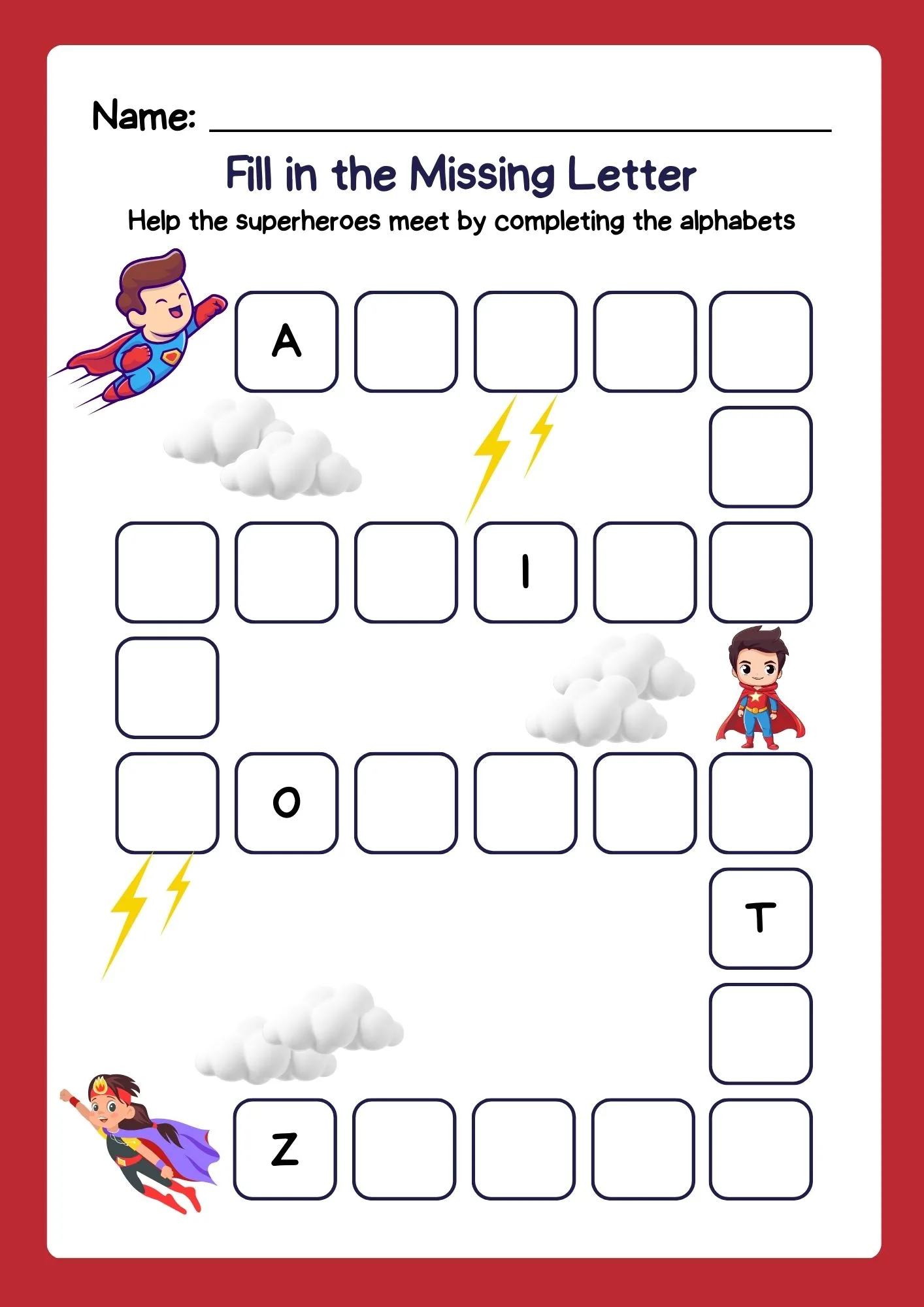 Fill in the Missing Letter 2