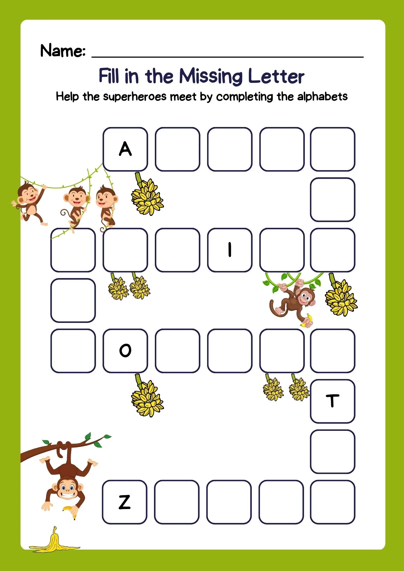 Fill in the Missing Letter 3