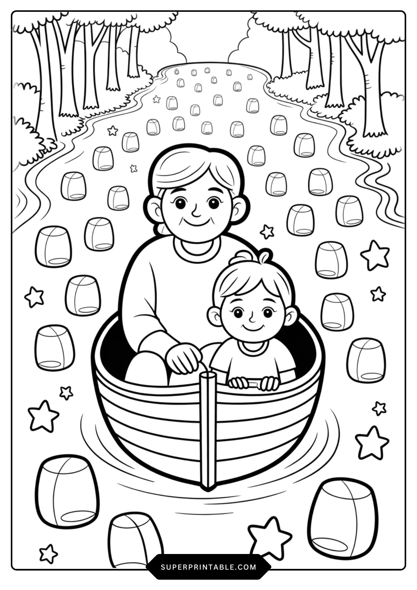 Grandma Memories & Love Coloring Pages 6