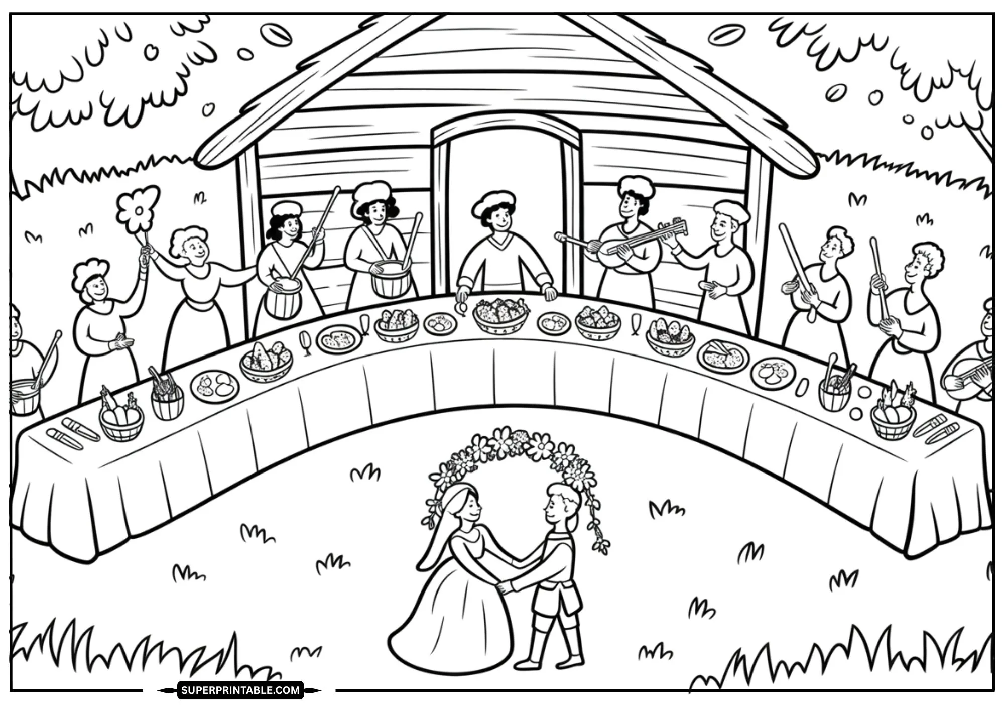 Knights, Hunts & Councils Coloring Pages 10