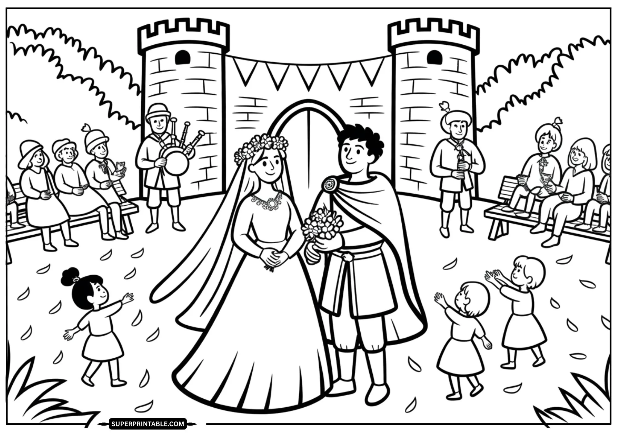 Knights, Hunts & Councils Coloring Pages 11