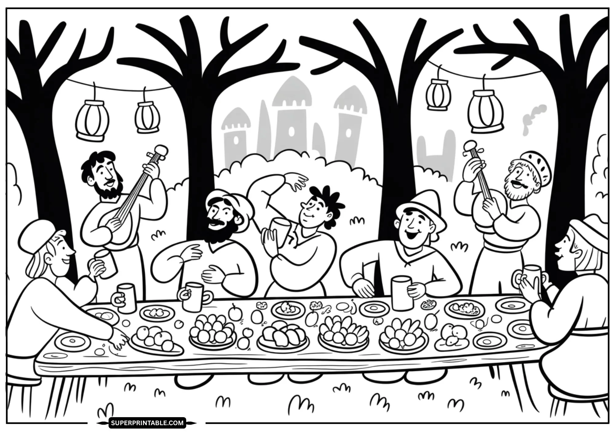 Knights, Hunts & Councils Coloring Pages 2
