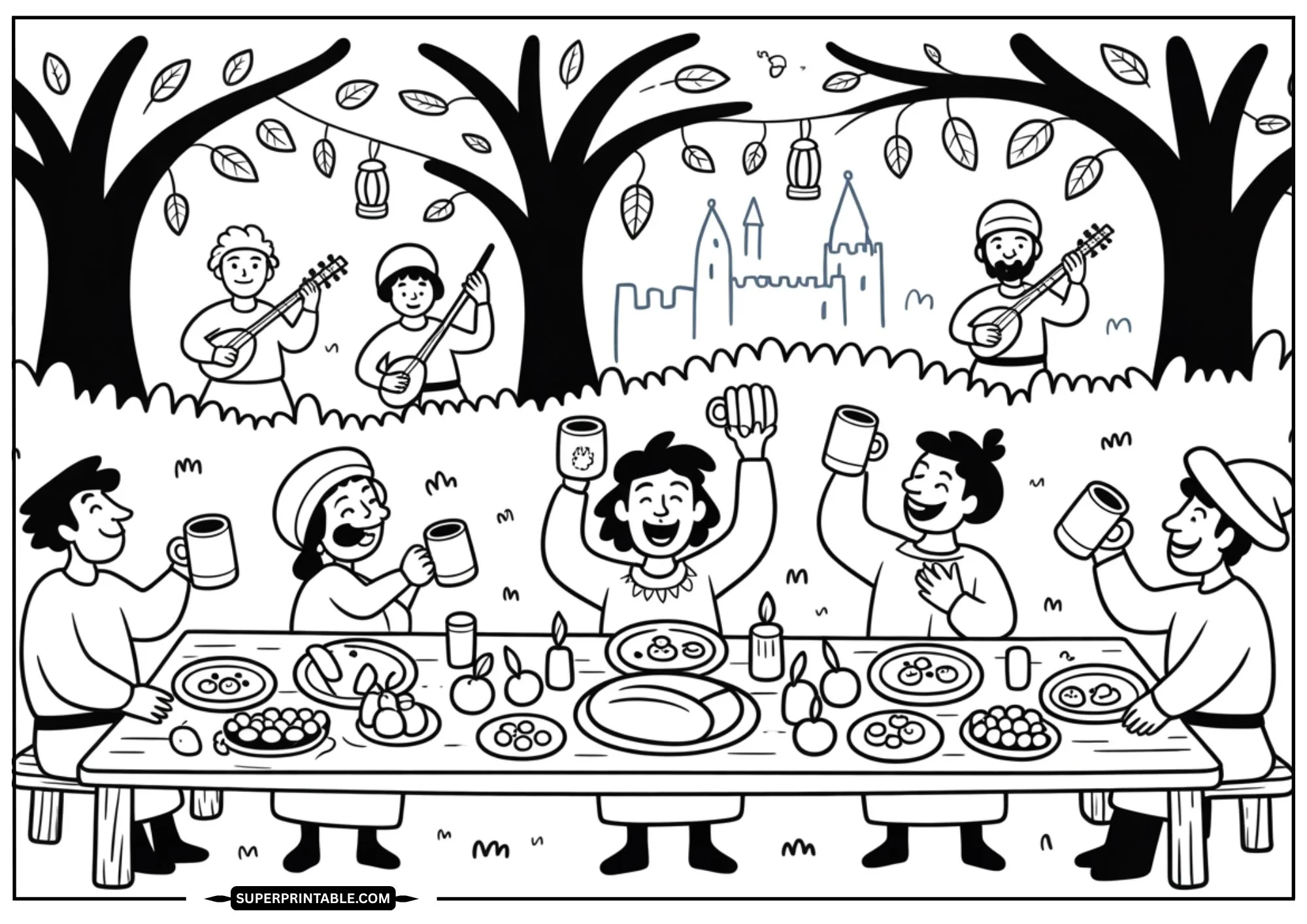 Knights, Hunts & Councils Coloring Pages 5