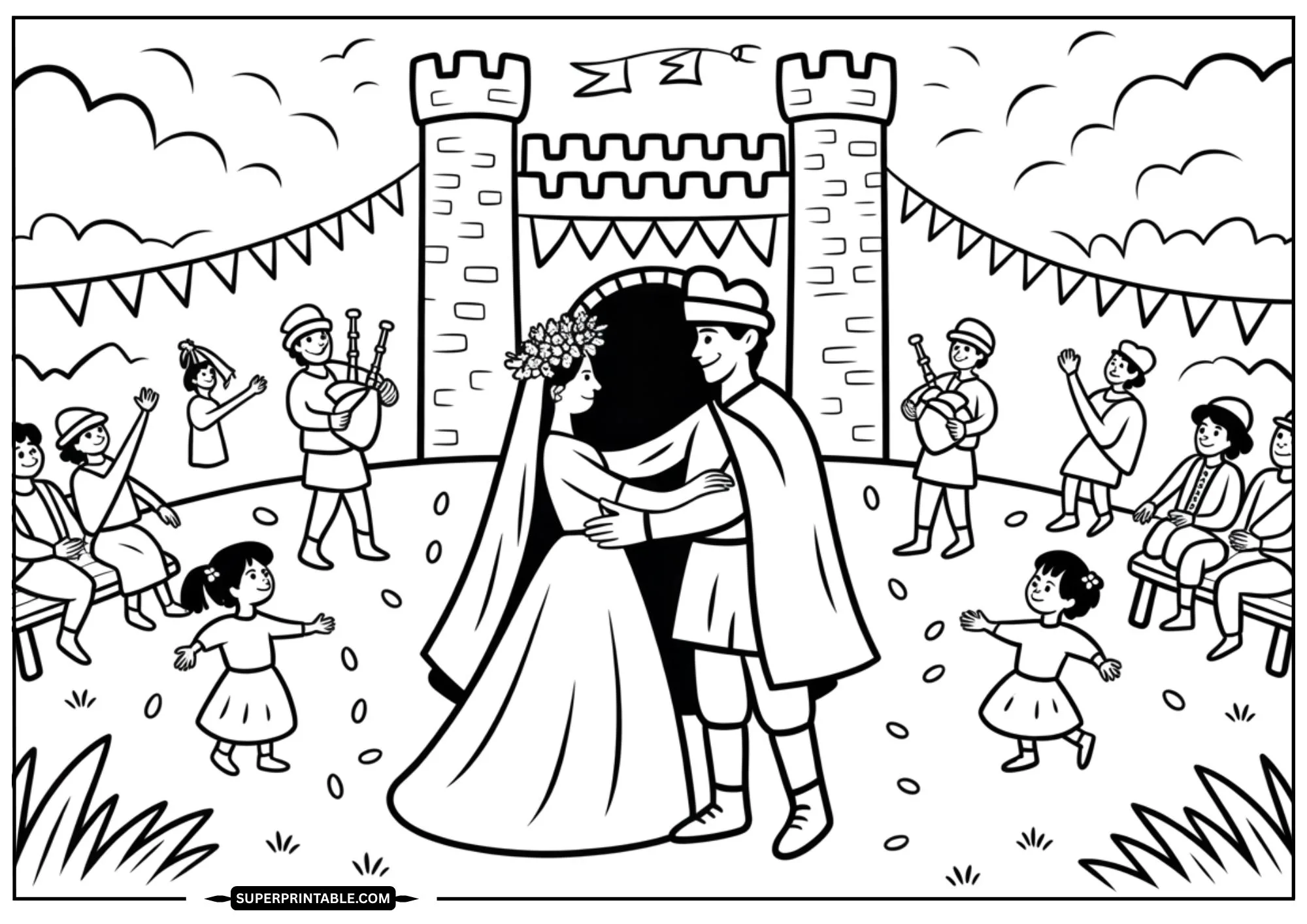 Knights, Hunts & Councils Coloring Pages 6