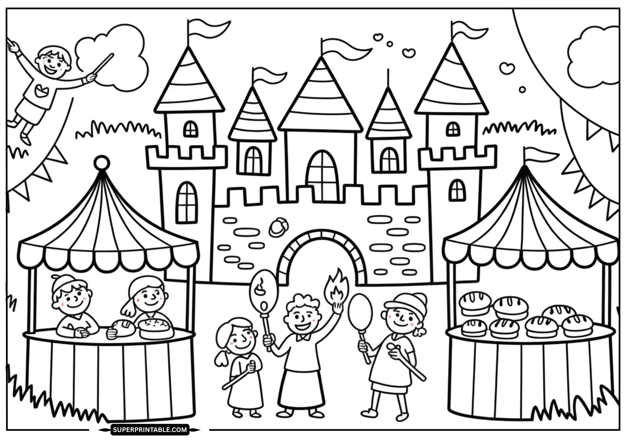 Knights, Hunts & Councils Coloring Pages 8