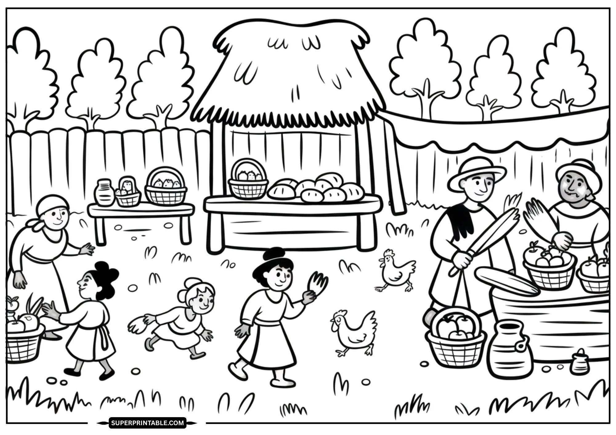 Knights, Hunts & Councils Coloring Pages 9