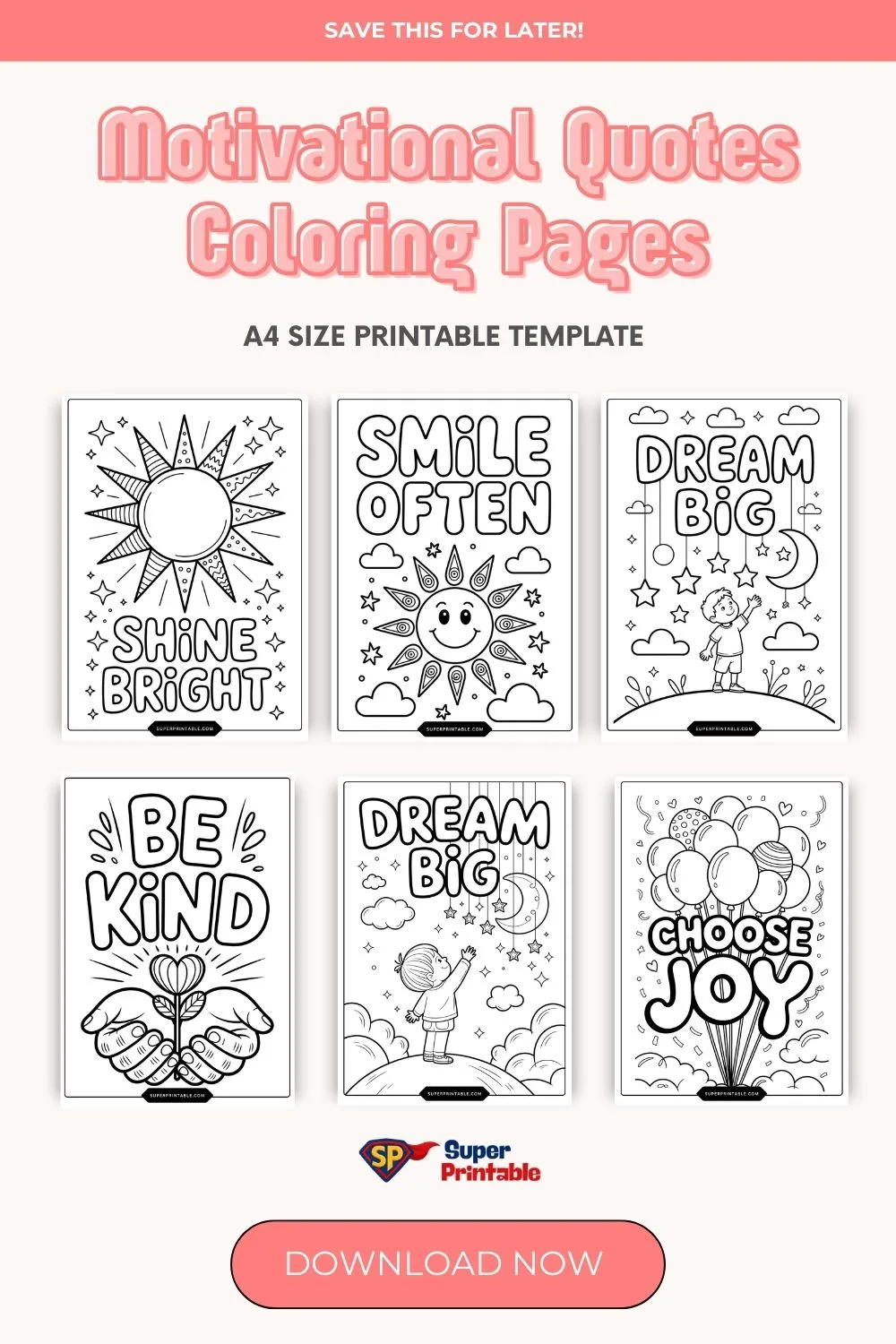 Motivational Quotes Coloring Pages Pinterest Image