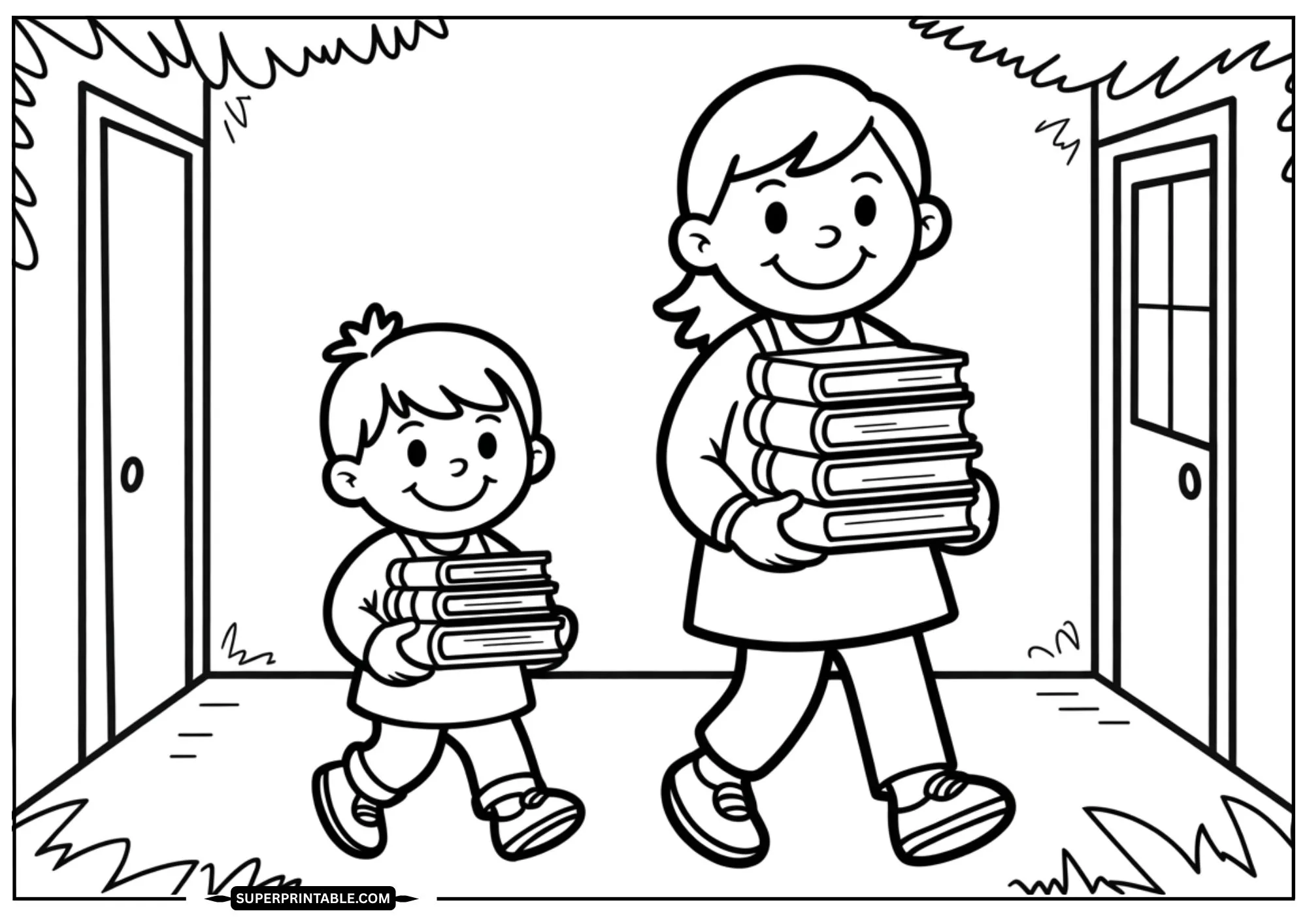 Respect & Thank You Teacher Coloring Pages 3