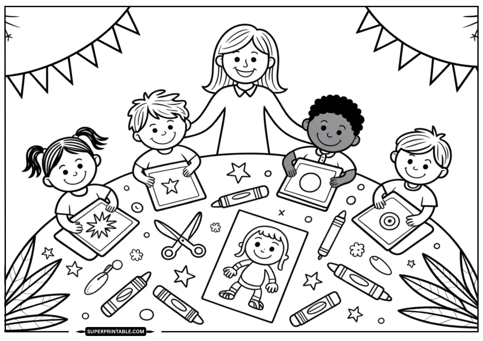 Respect & Thank You Teacher Coloring Pages 5
