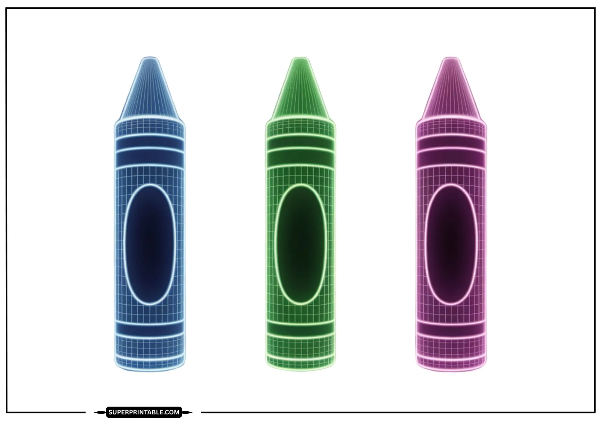 Smart Start Learning Cards Blank Crayons 1