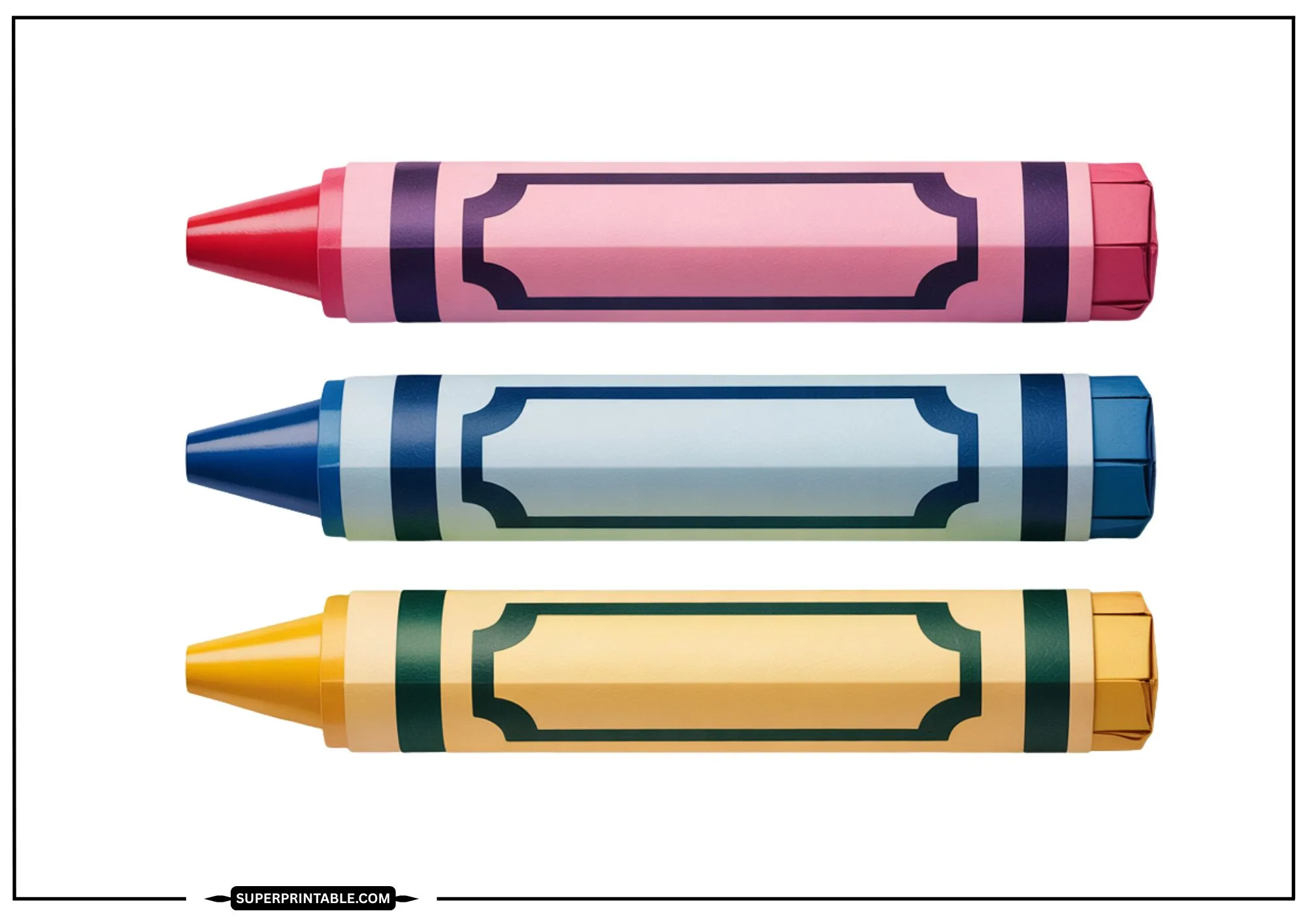 Smart Start Learning Cards Blank Crayons 3