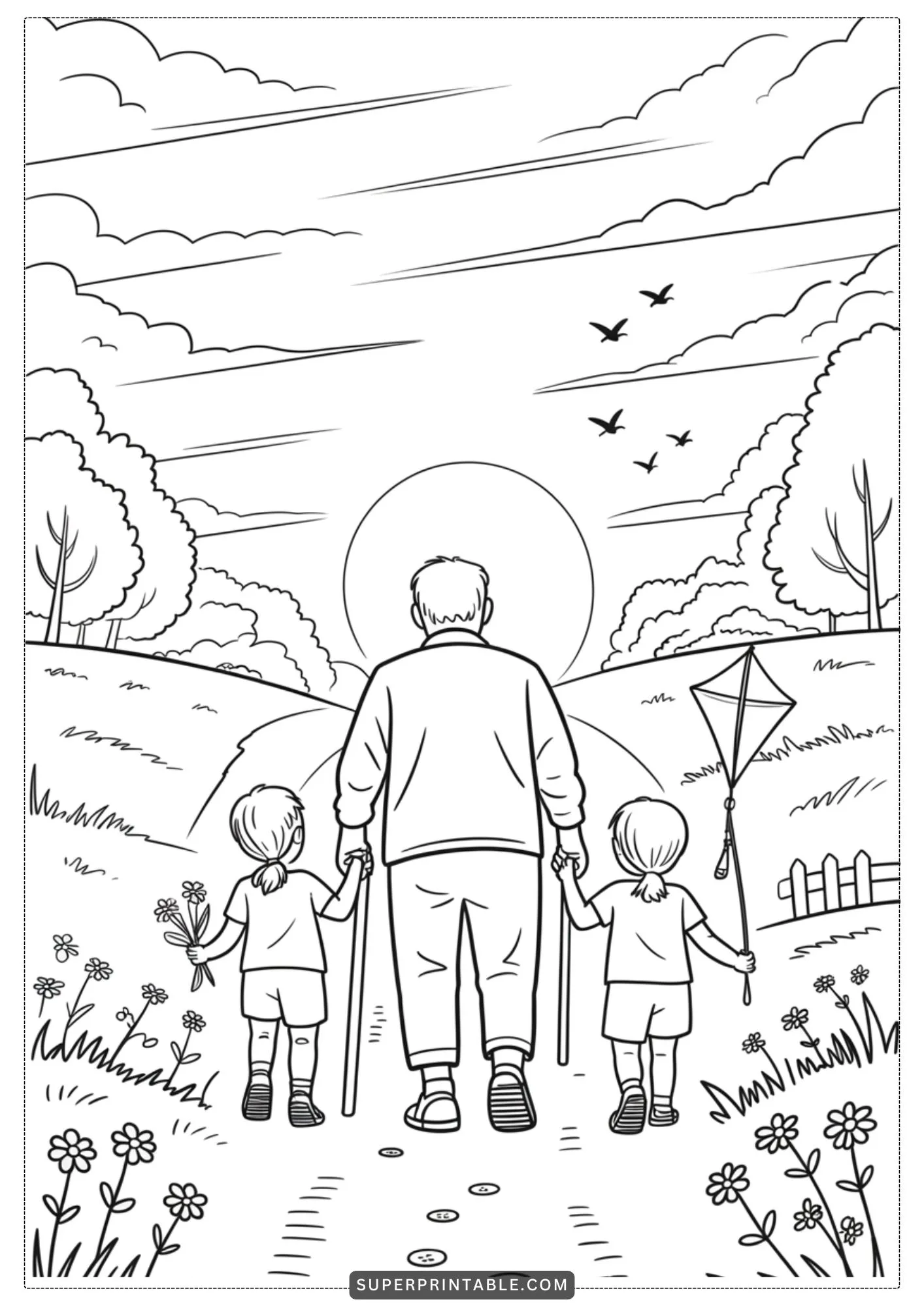 Back to Grandpa’s Place Coloring Pages 2
