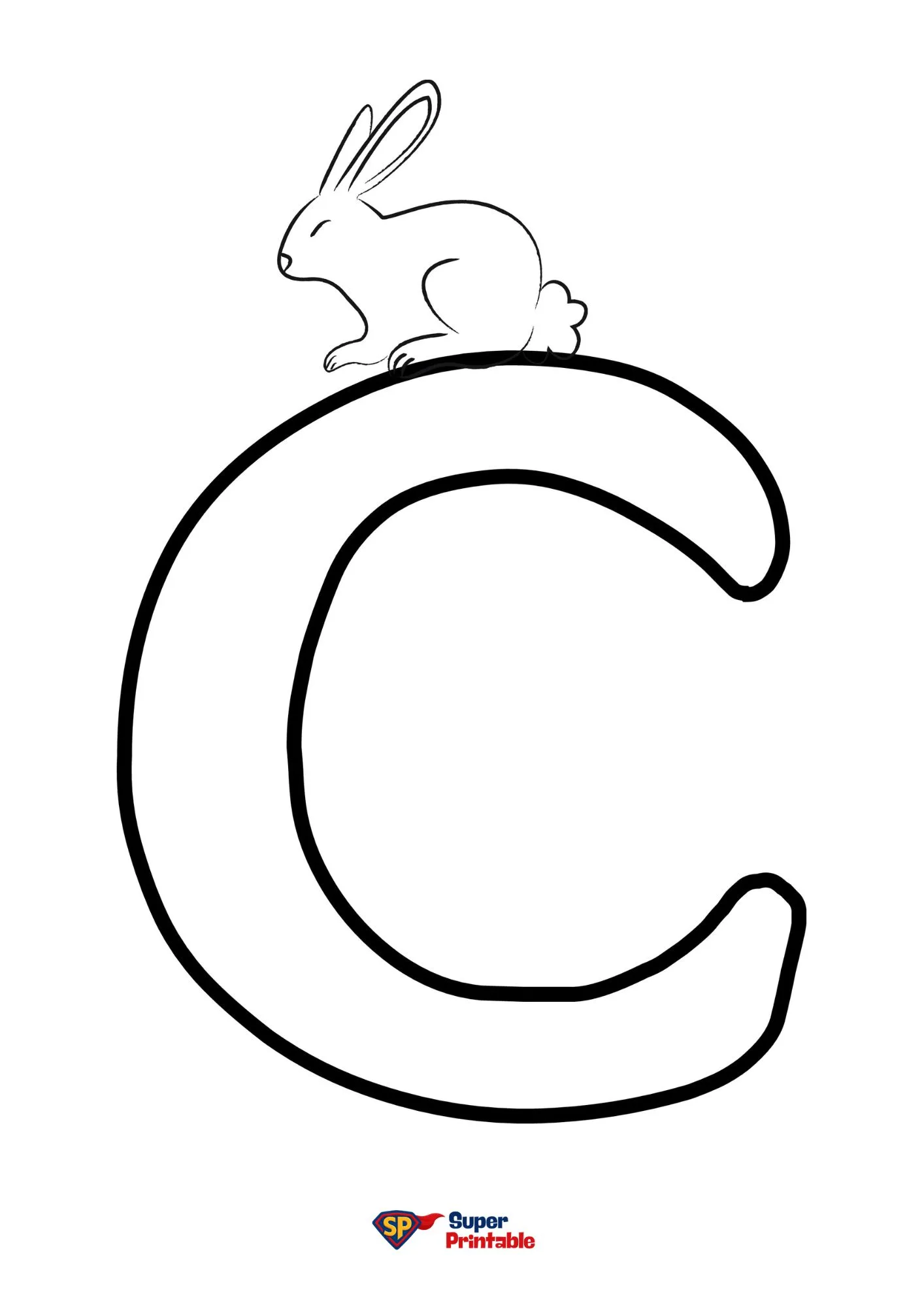 Bubble Letter-C Coloring Pages 4