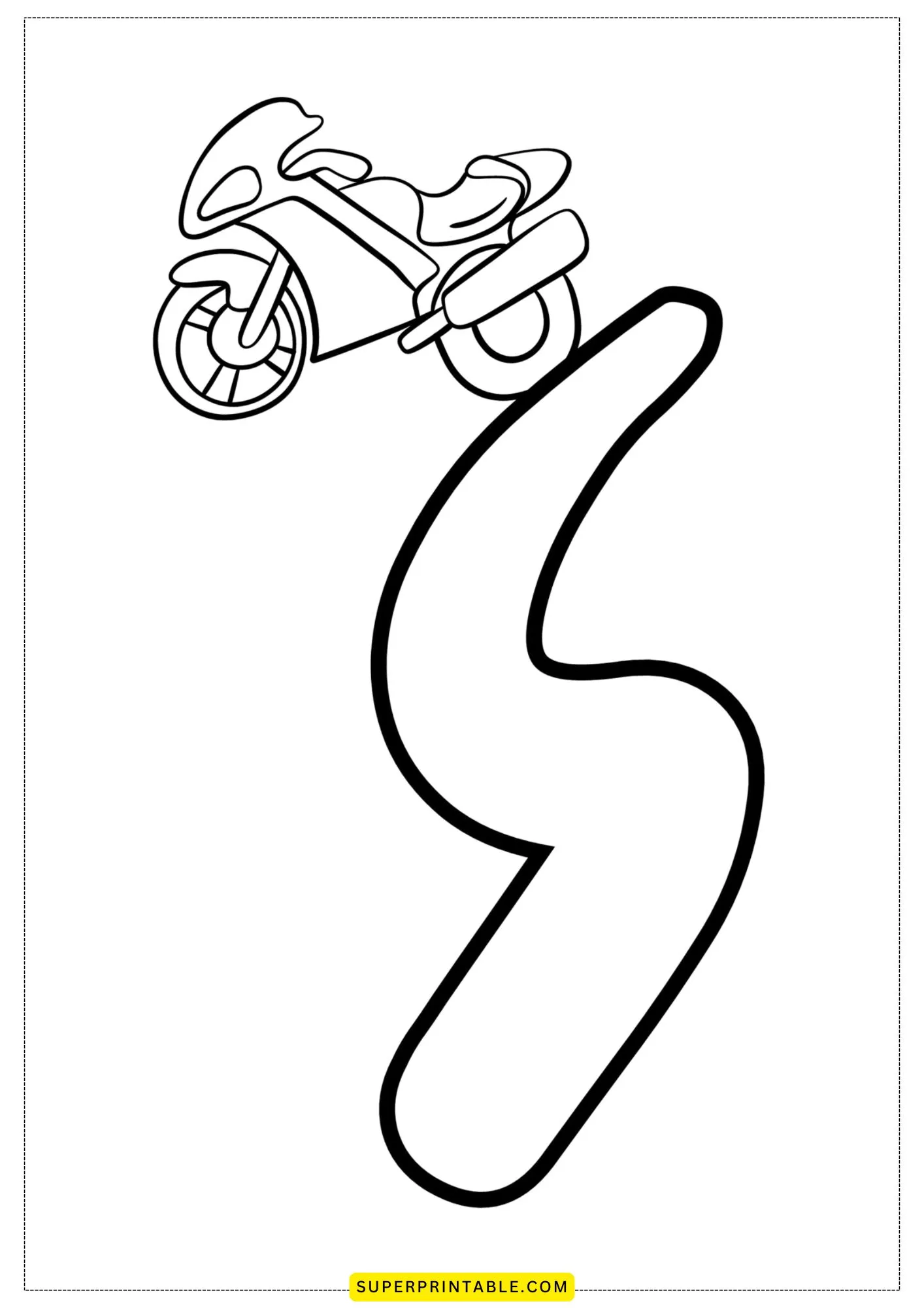 Bubble Letter - S Coloring Pages 2