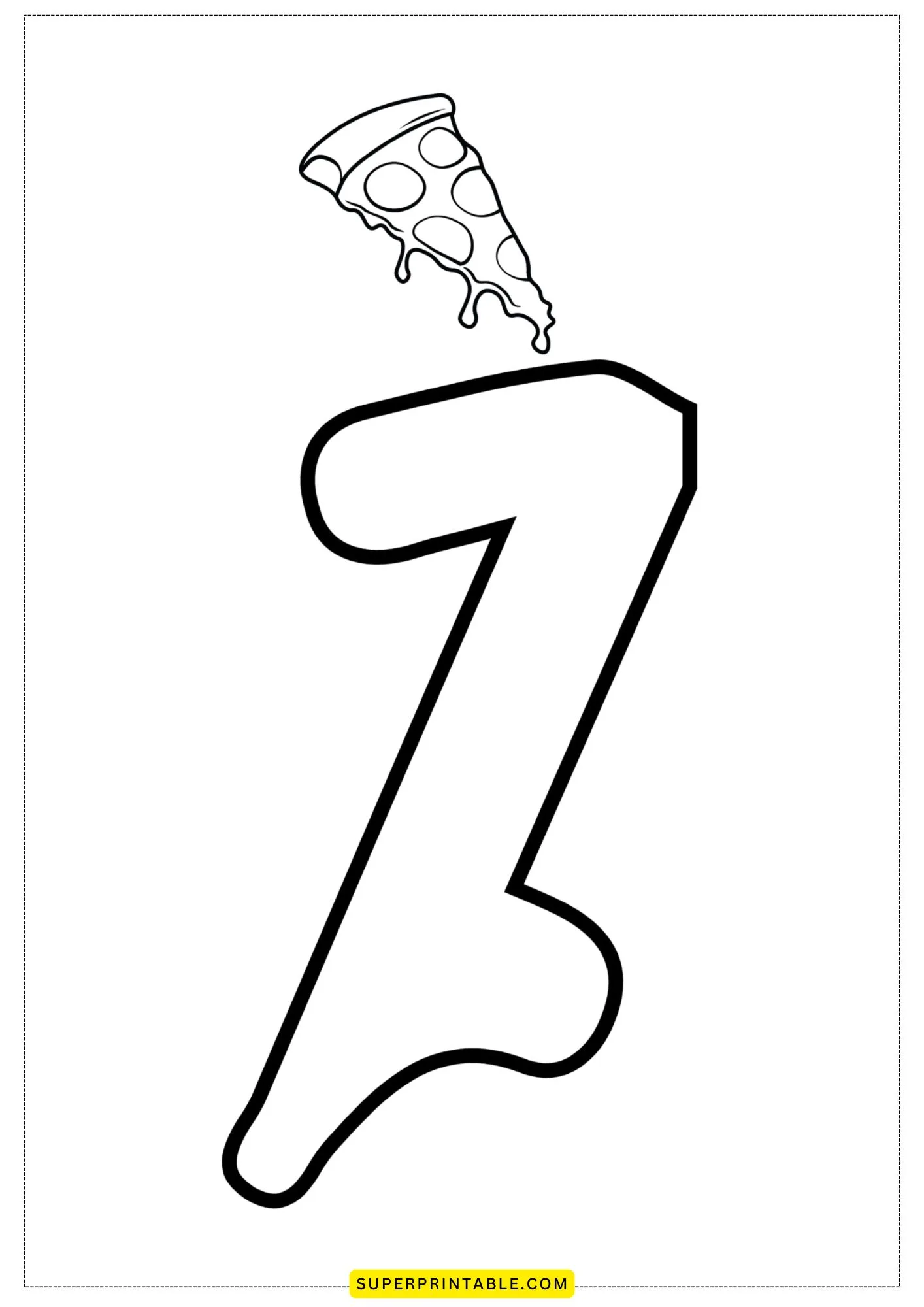Bubble Letter - Z Coloring Pages 1