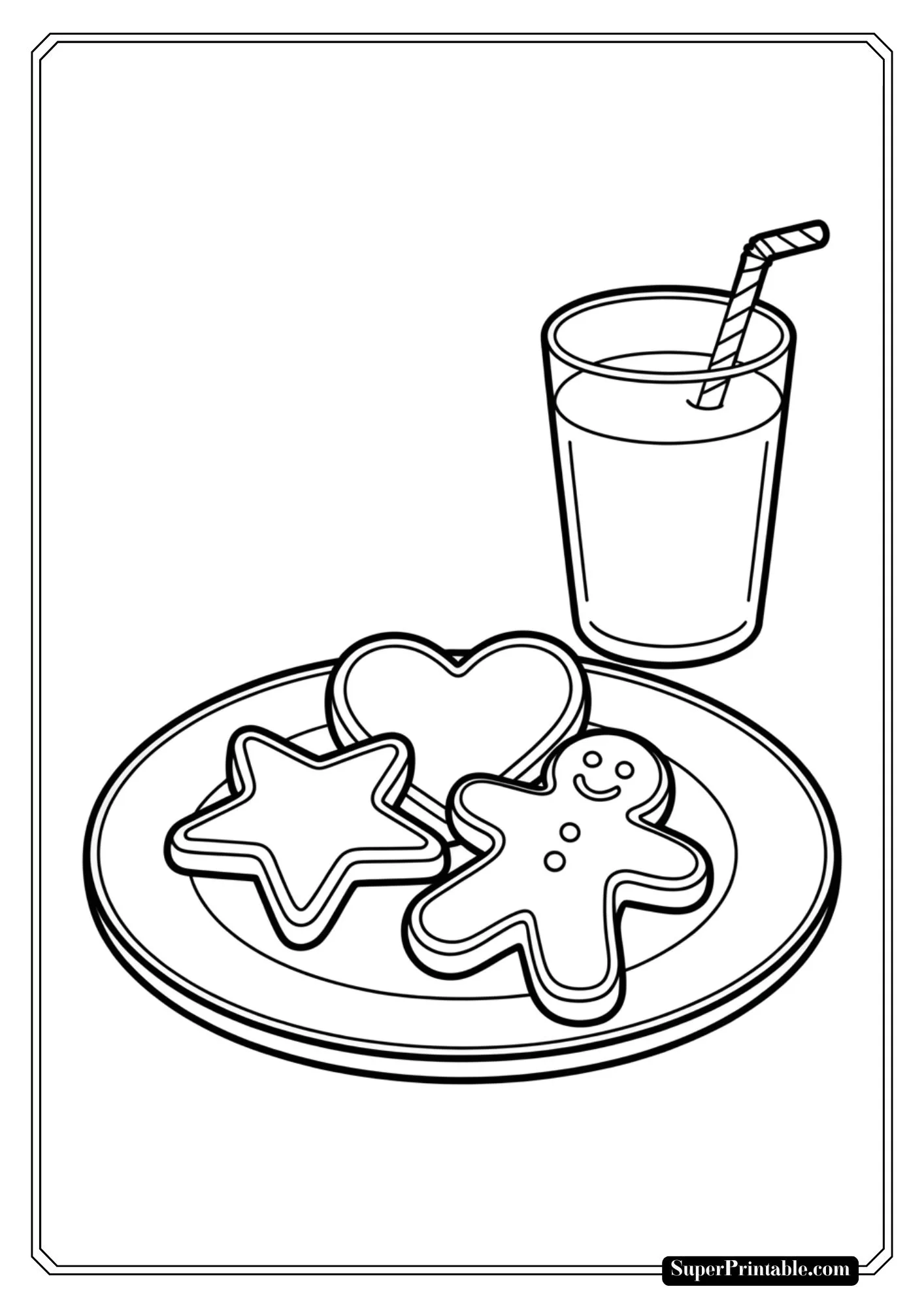 Christmas Fun For Kids Coloring Worksheet 4