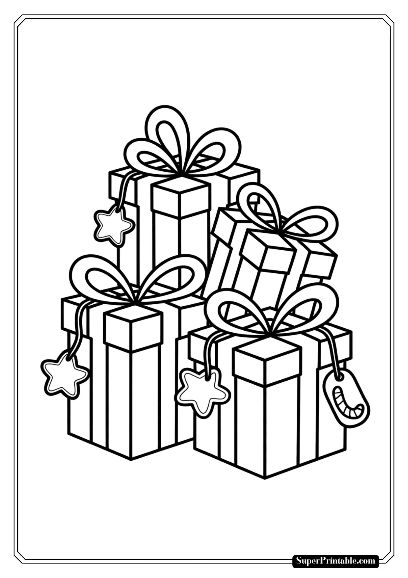 Christmas Fun For Kids Coloring Worksheet 5