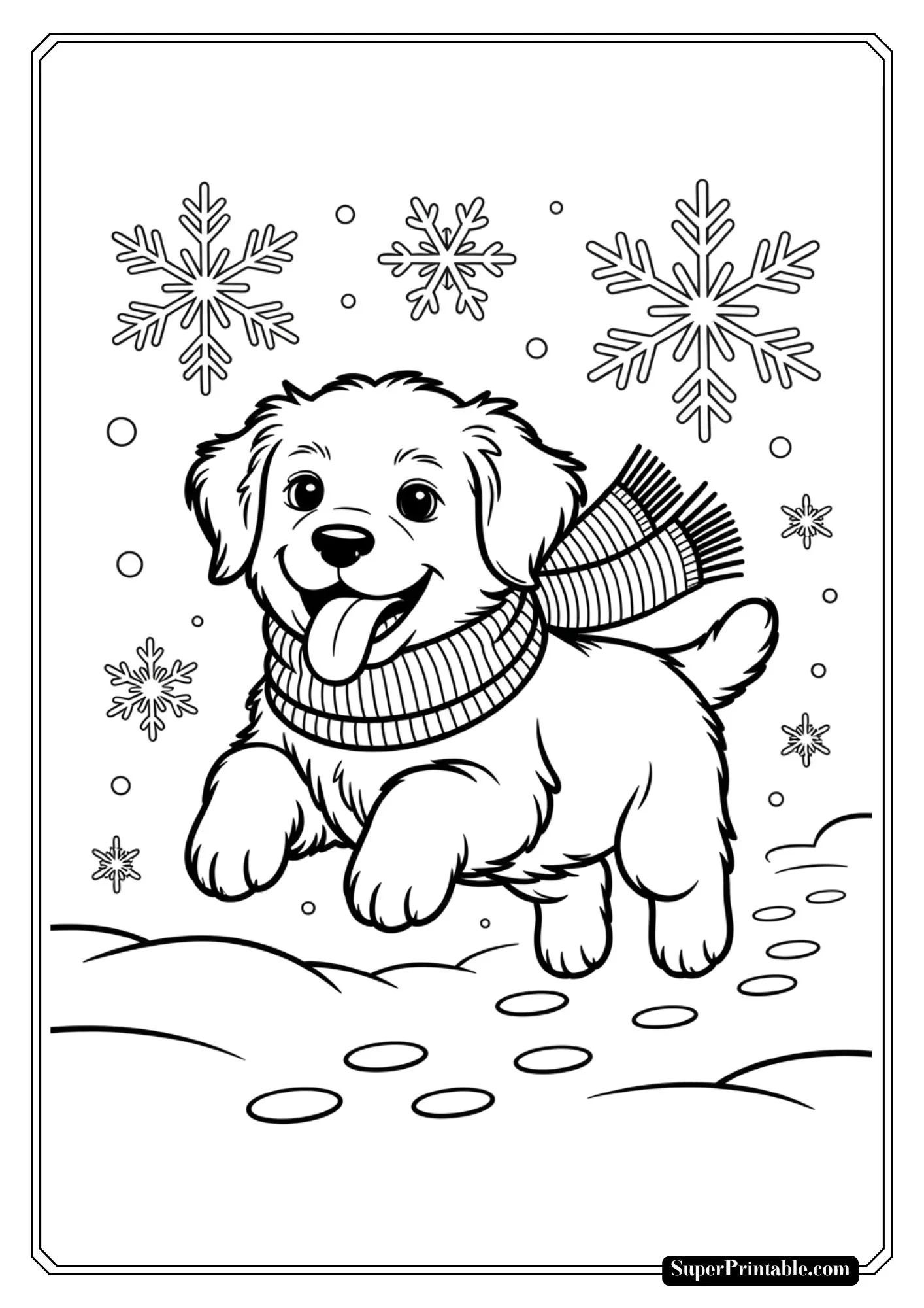 Christmas Fun For Kids Coloring Worksheet 6