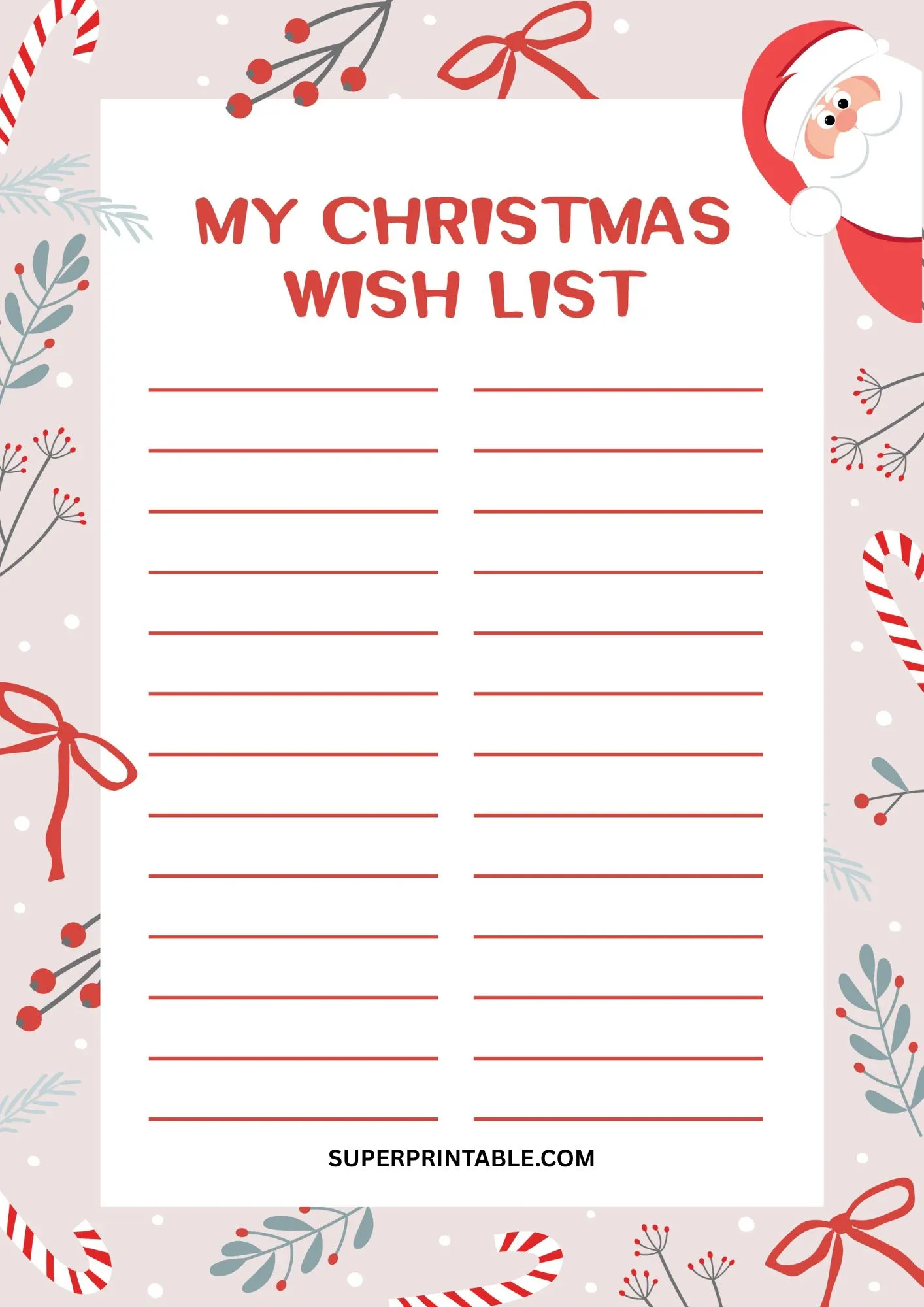 Christmas Lists 1