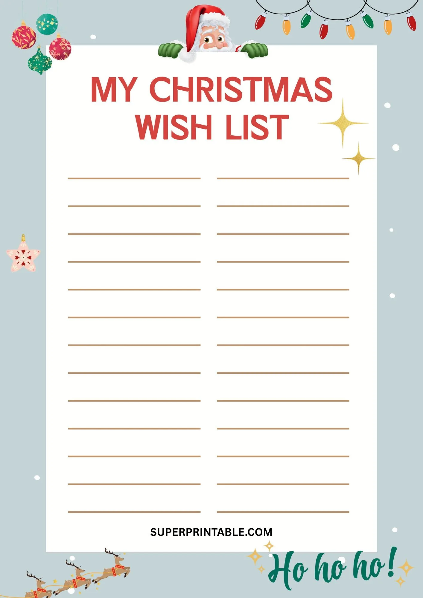 Christmas Lists 2