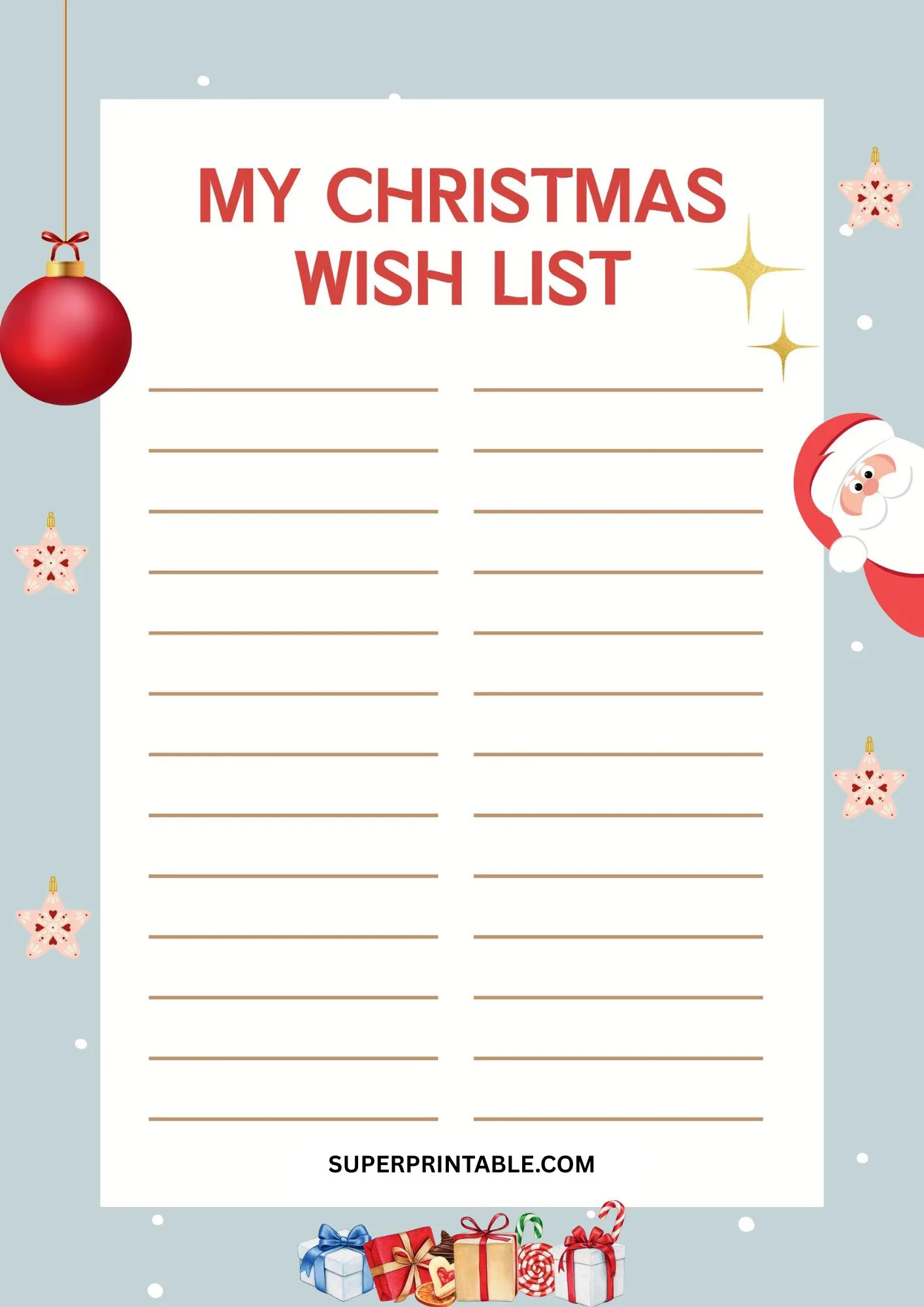 Christmas Lists 6