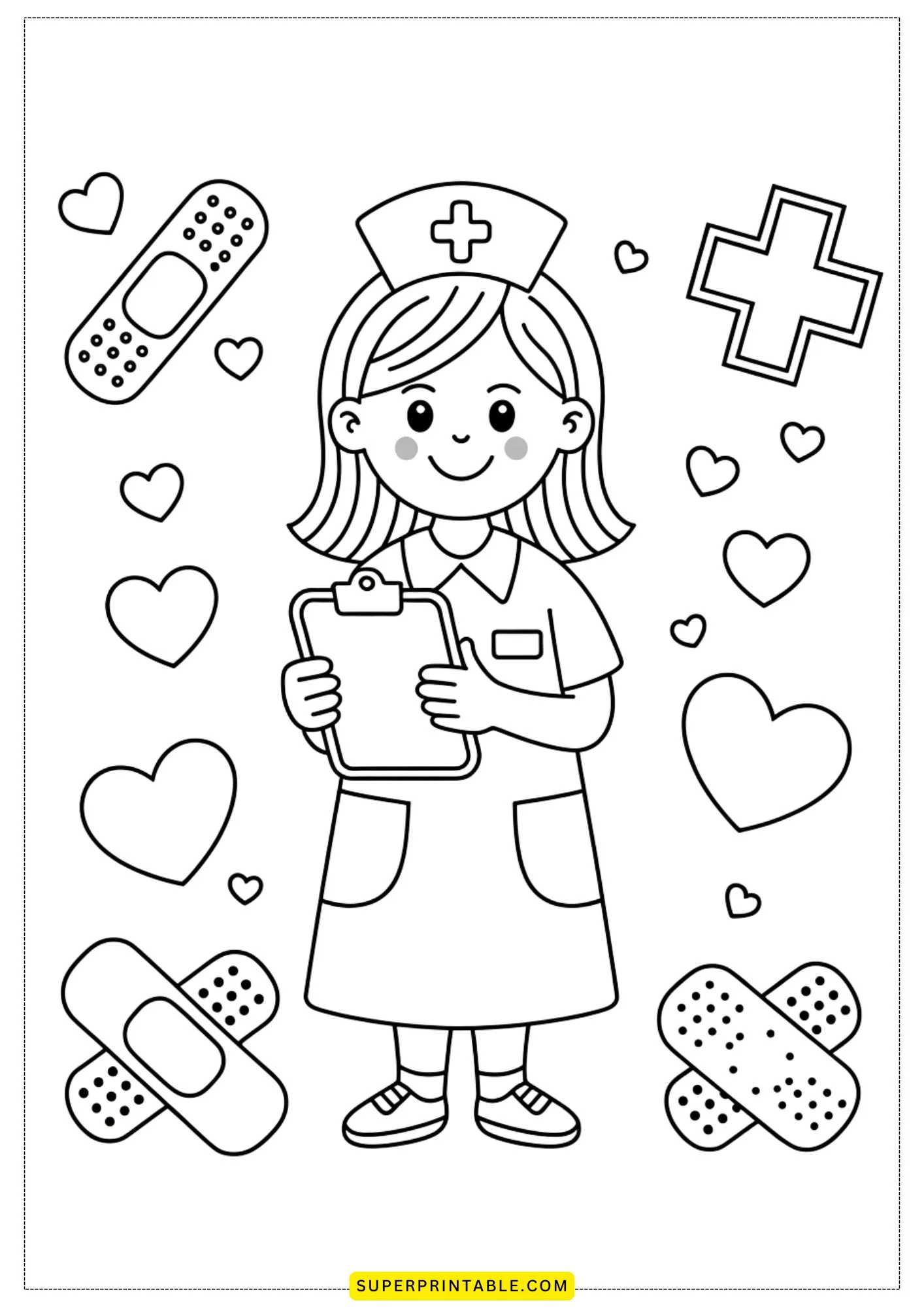 Community Professions Coloring Pages 1