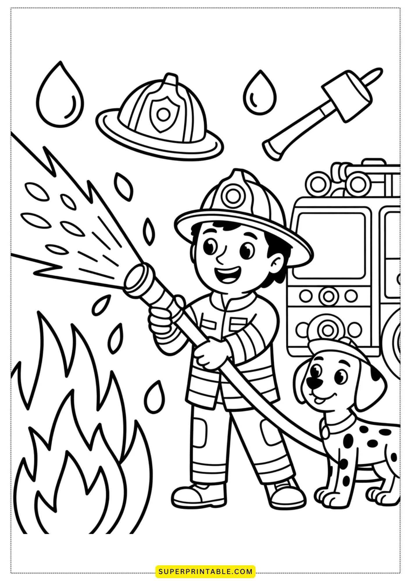 Community Professions Coloring Pages 10