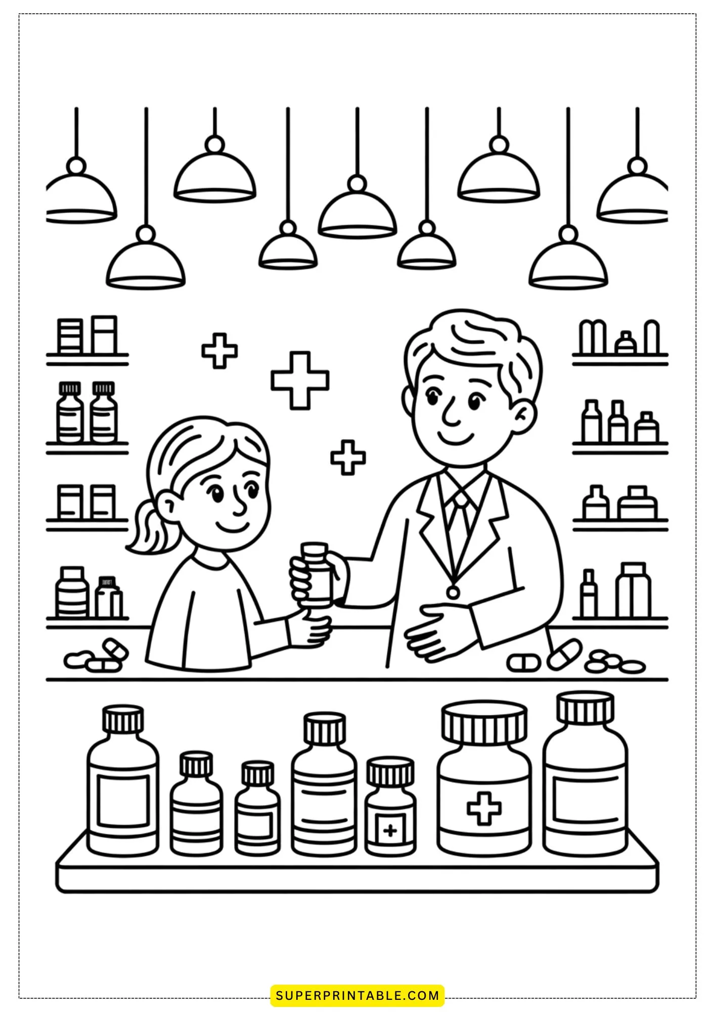 Community Professions Coloring Pages 11