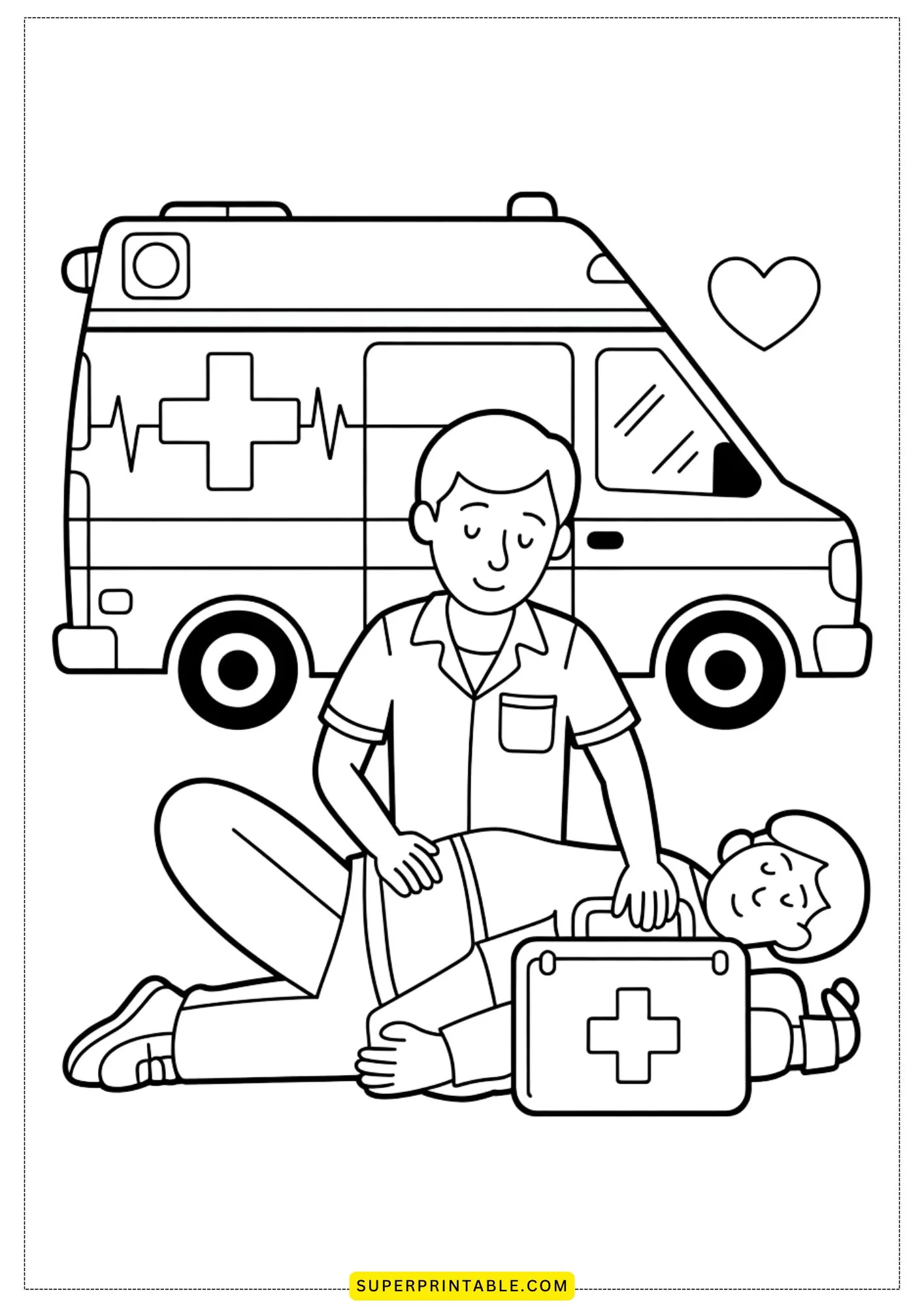 Community Professions Coloring Pages 2
