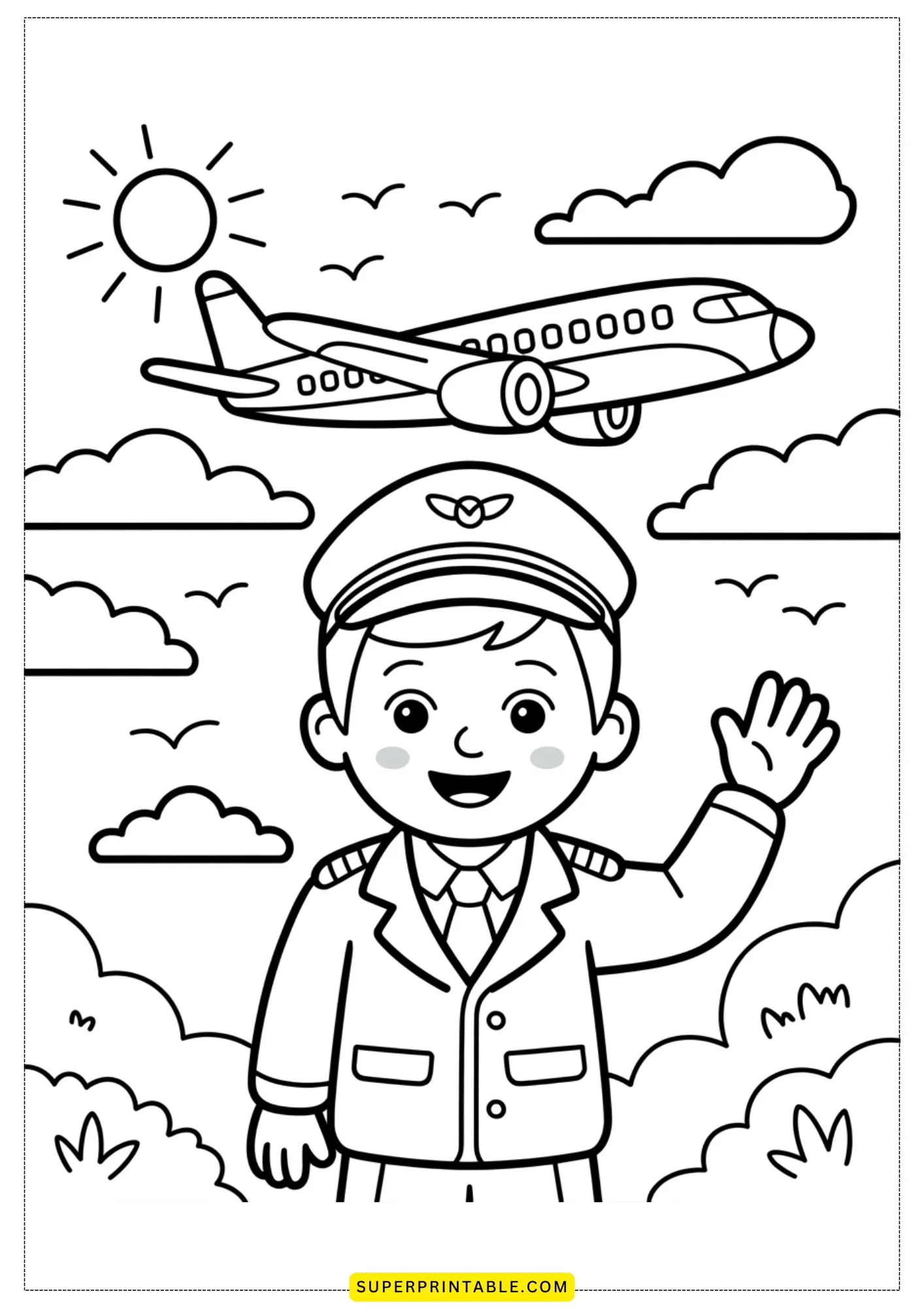 Community Professions Coloring Pages 4