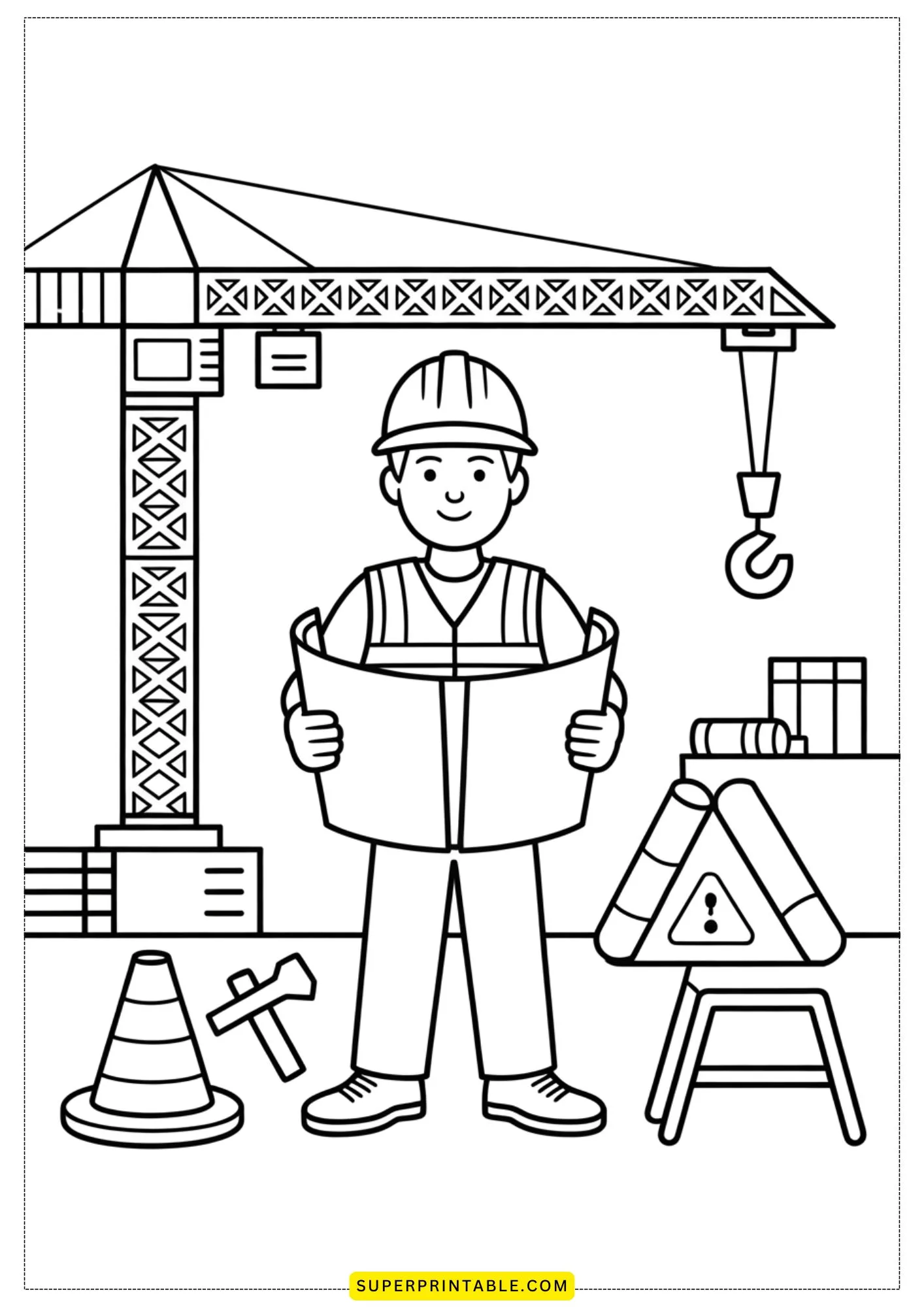 Community Professions Coloring Pages 5