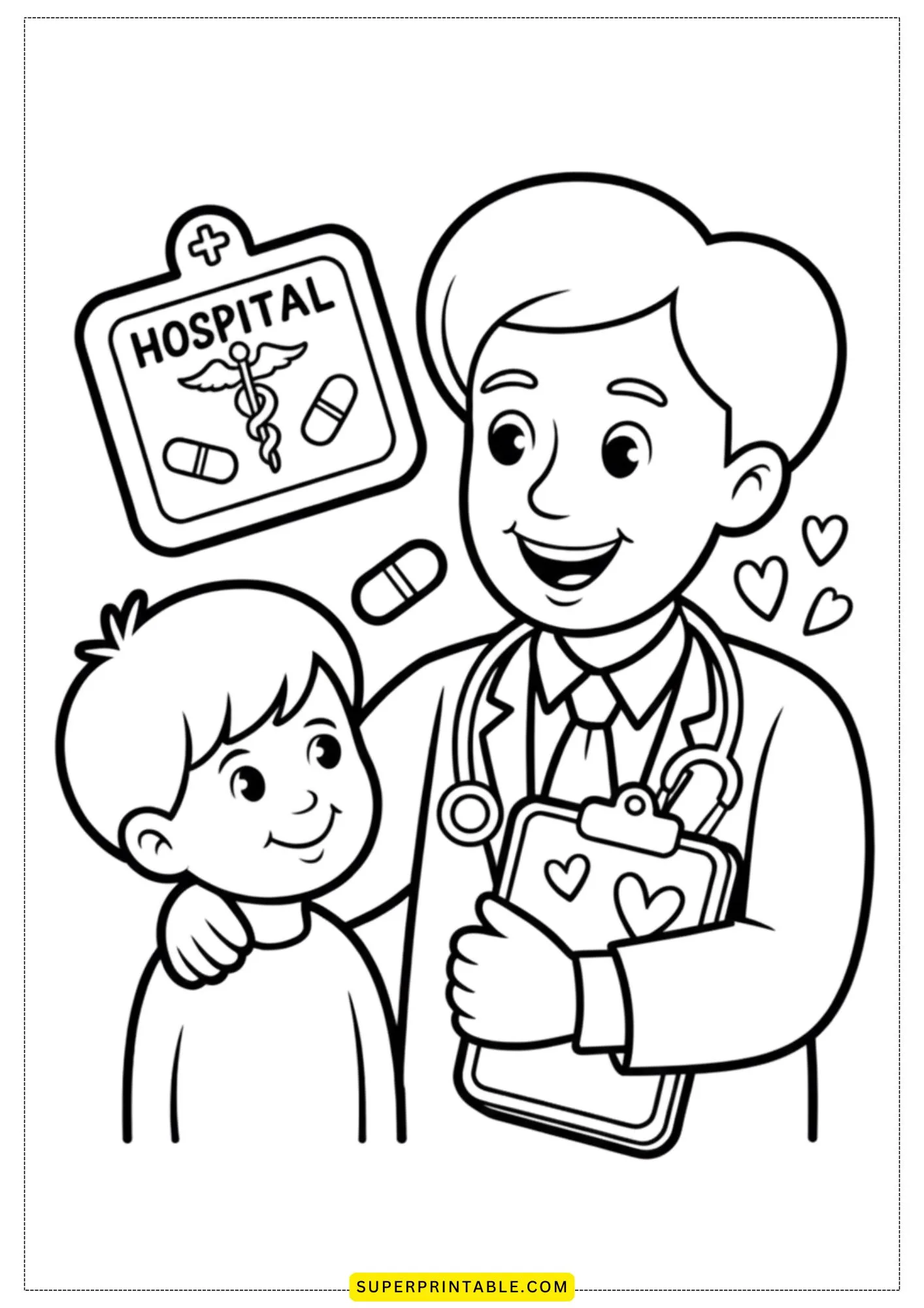 Community Professions Coloring Pages 7