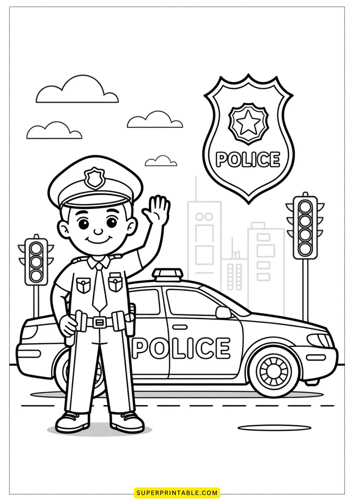 Community Professions Coloring Pages 9