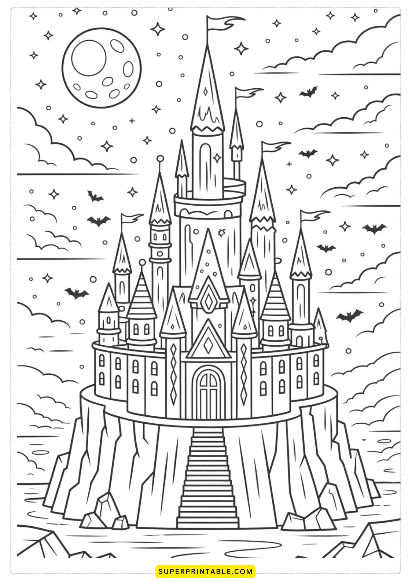 Dreamland Castle Adventures Coloring Pages 6