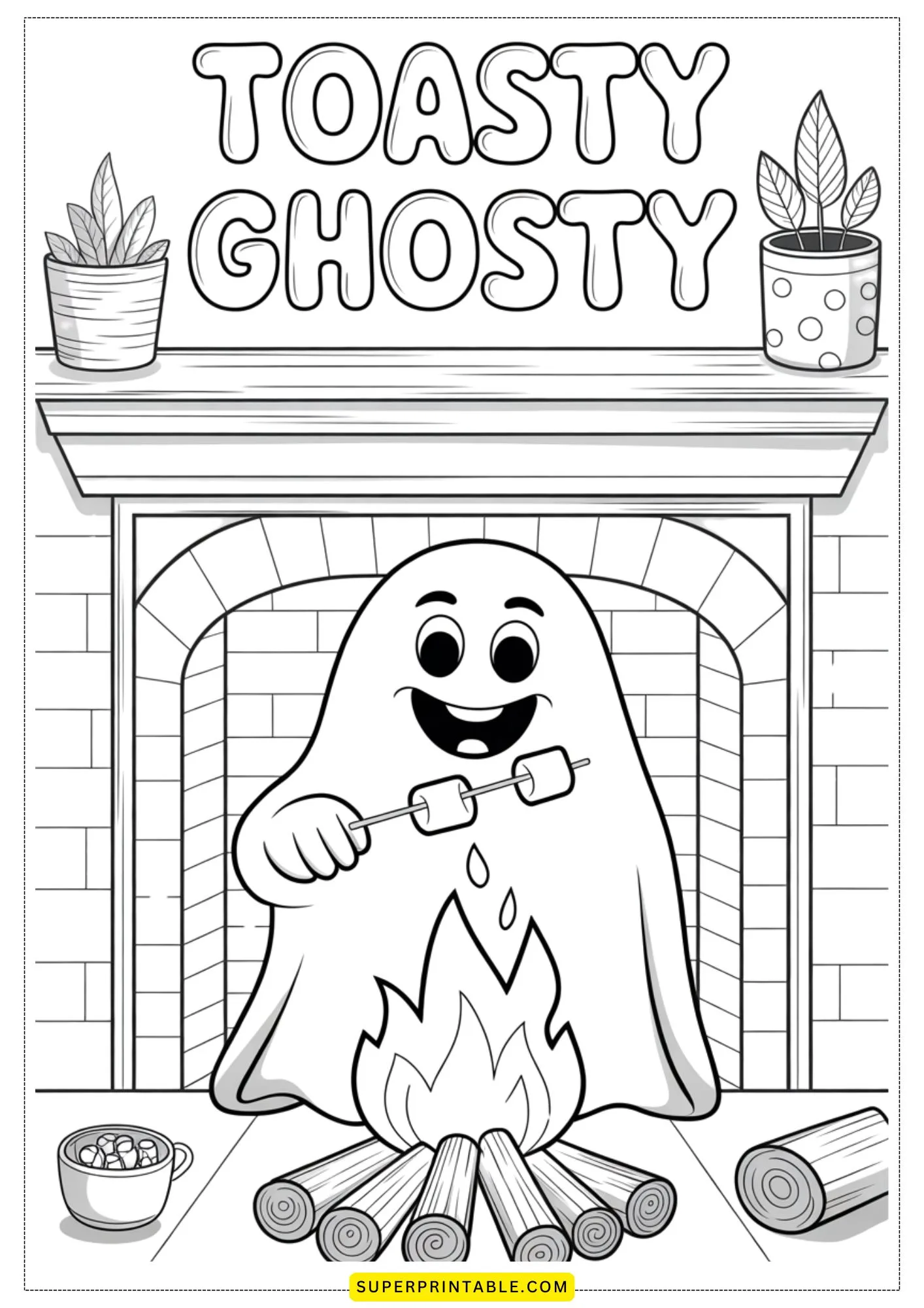 Ghost Jokes Coloring Set 1
