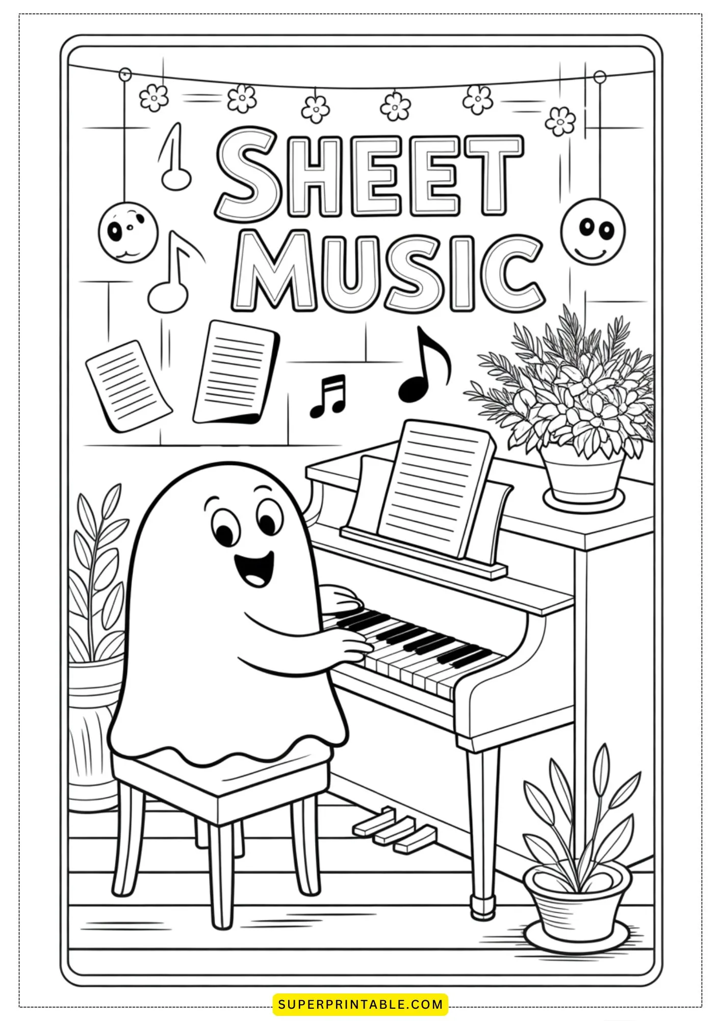 Ghost Jokes Coloring Set 11