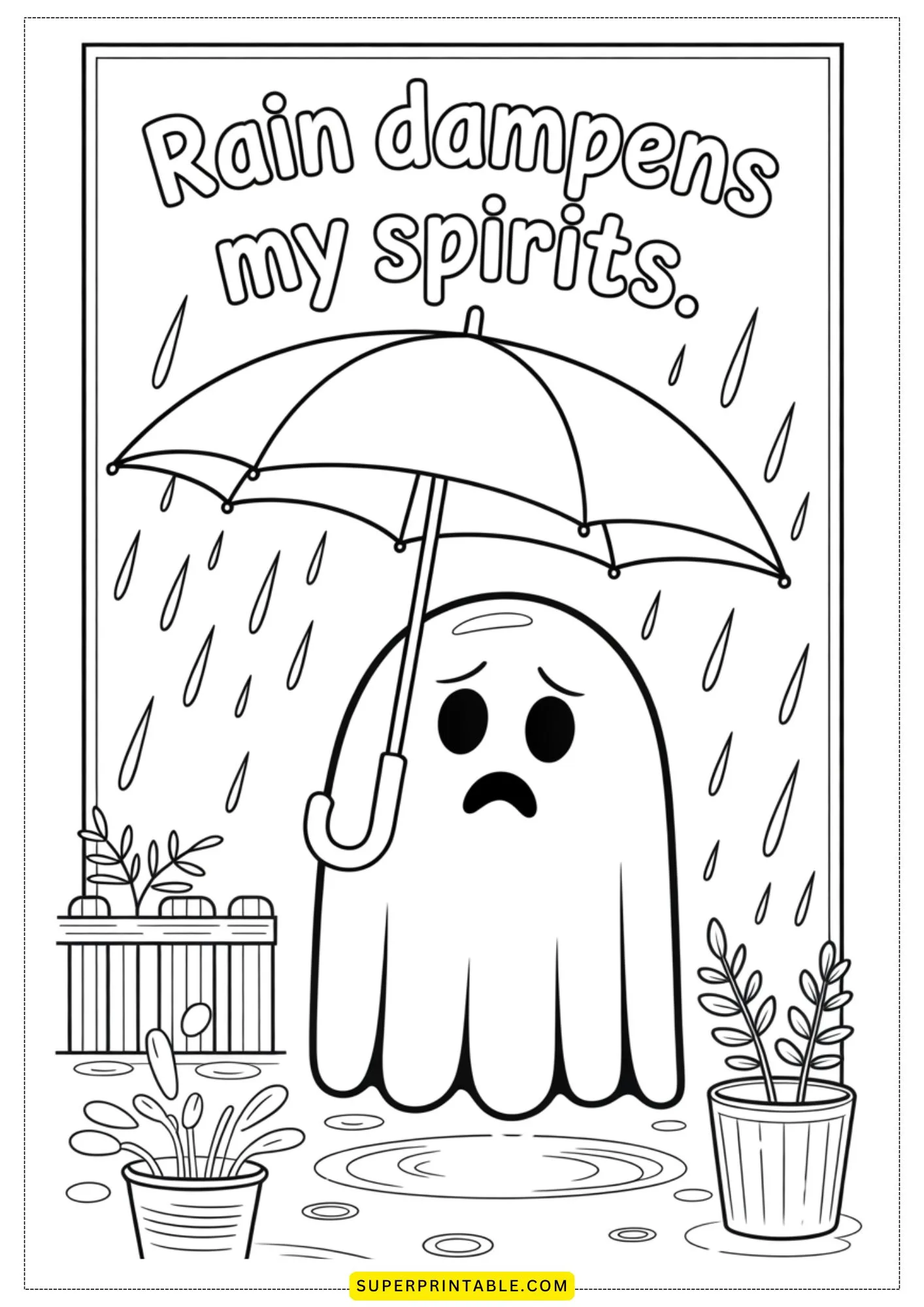 Ghost Jokes Coloring Set 2