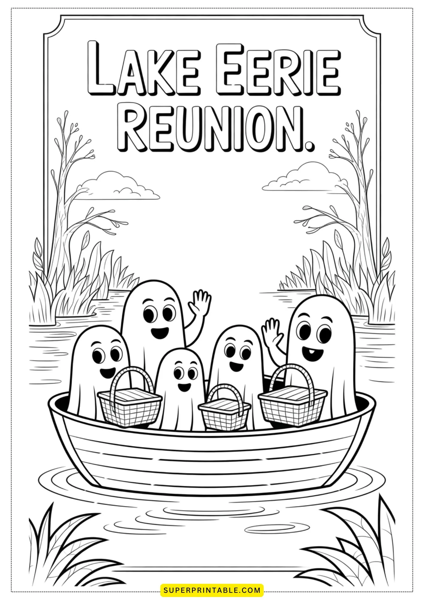 Ghost Jokes Coloring Set 5