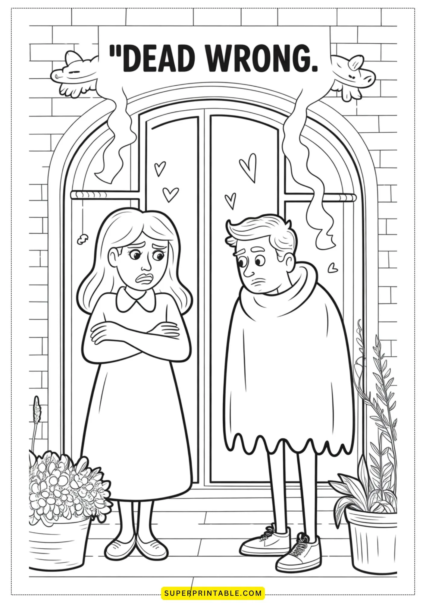 Ghost Jokes Coloring Set 6