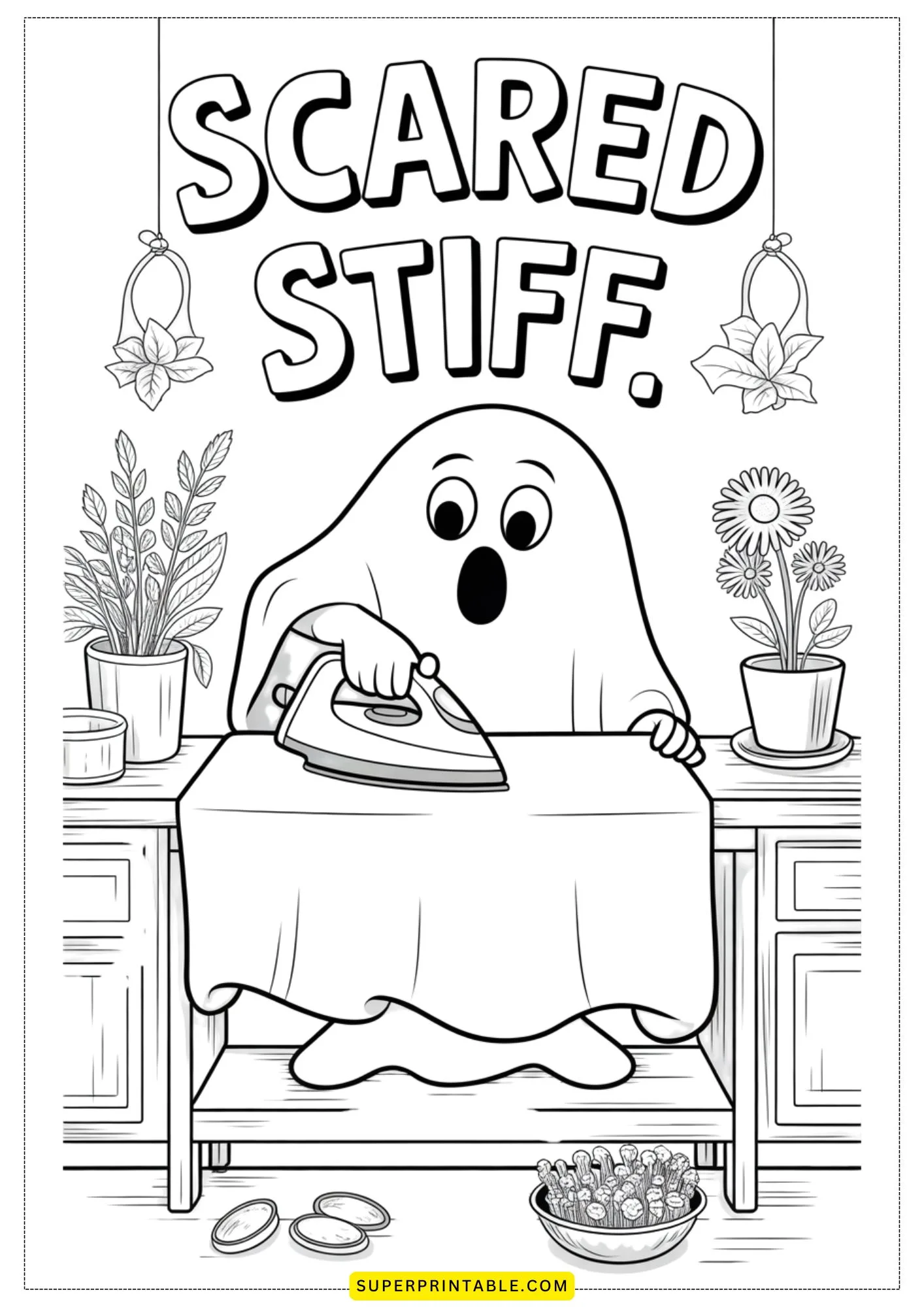 Ghost Jokes Coloring Set 9