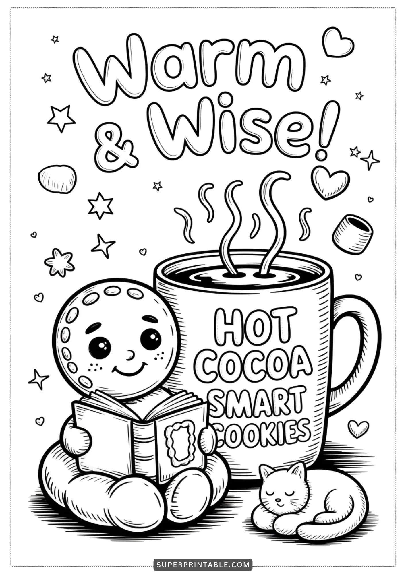 Gingerbread Classroom Coloring Pages 6