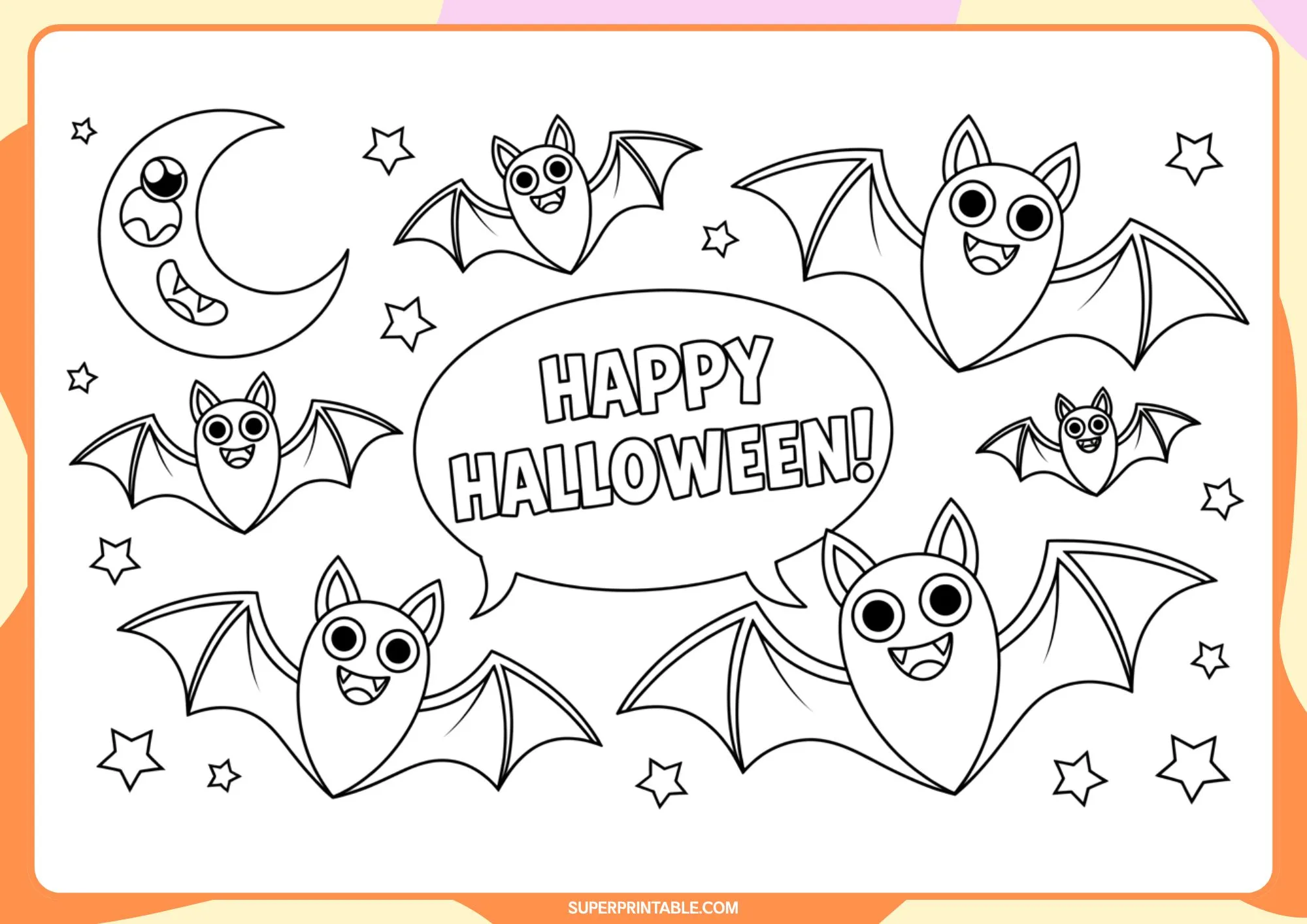 Halloween Party Coloring Pack 3