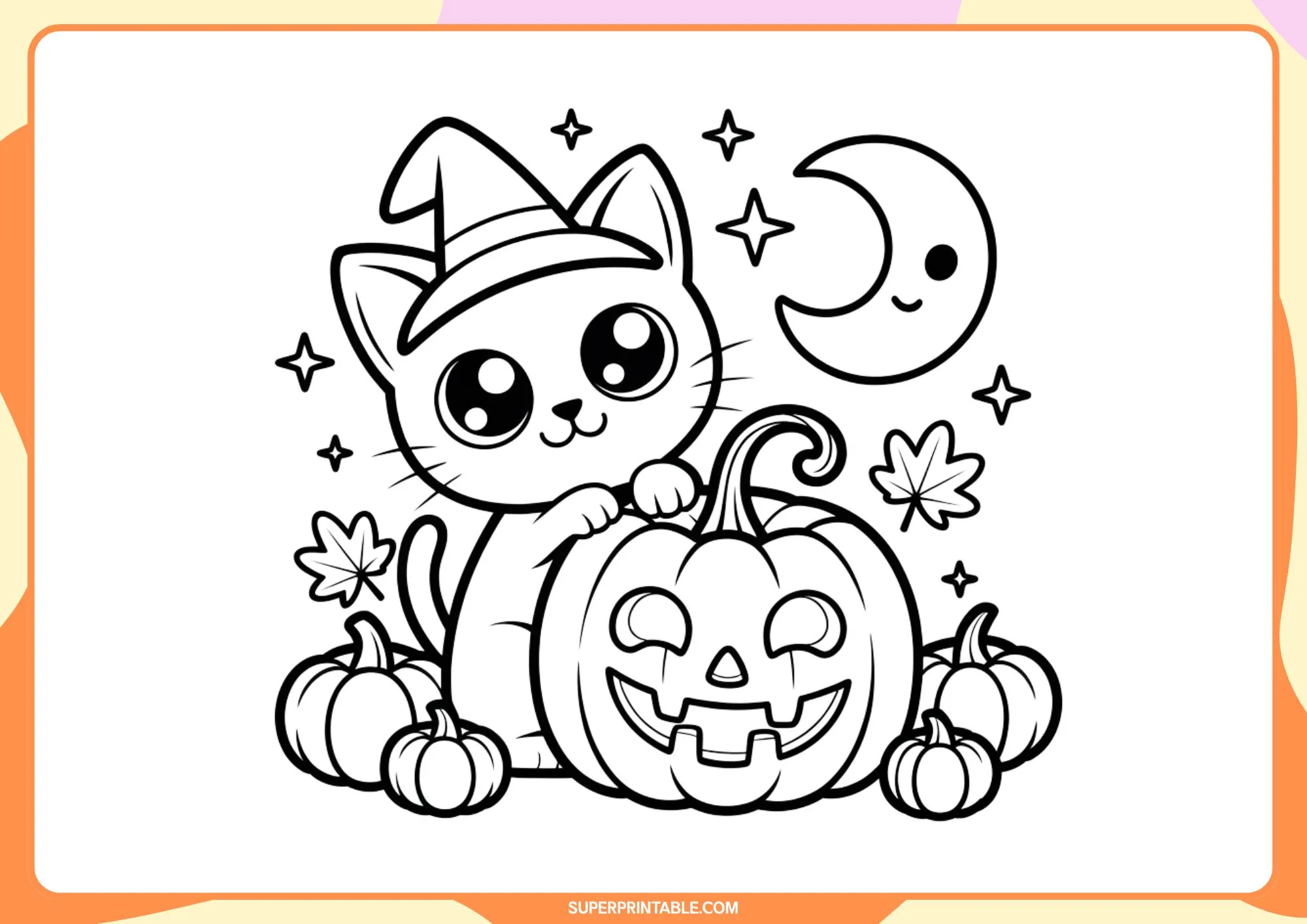 Halloween Party Coloring Pack 6