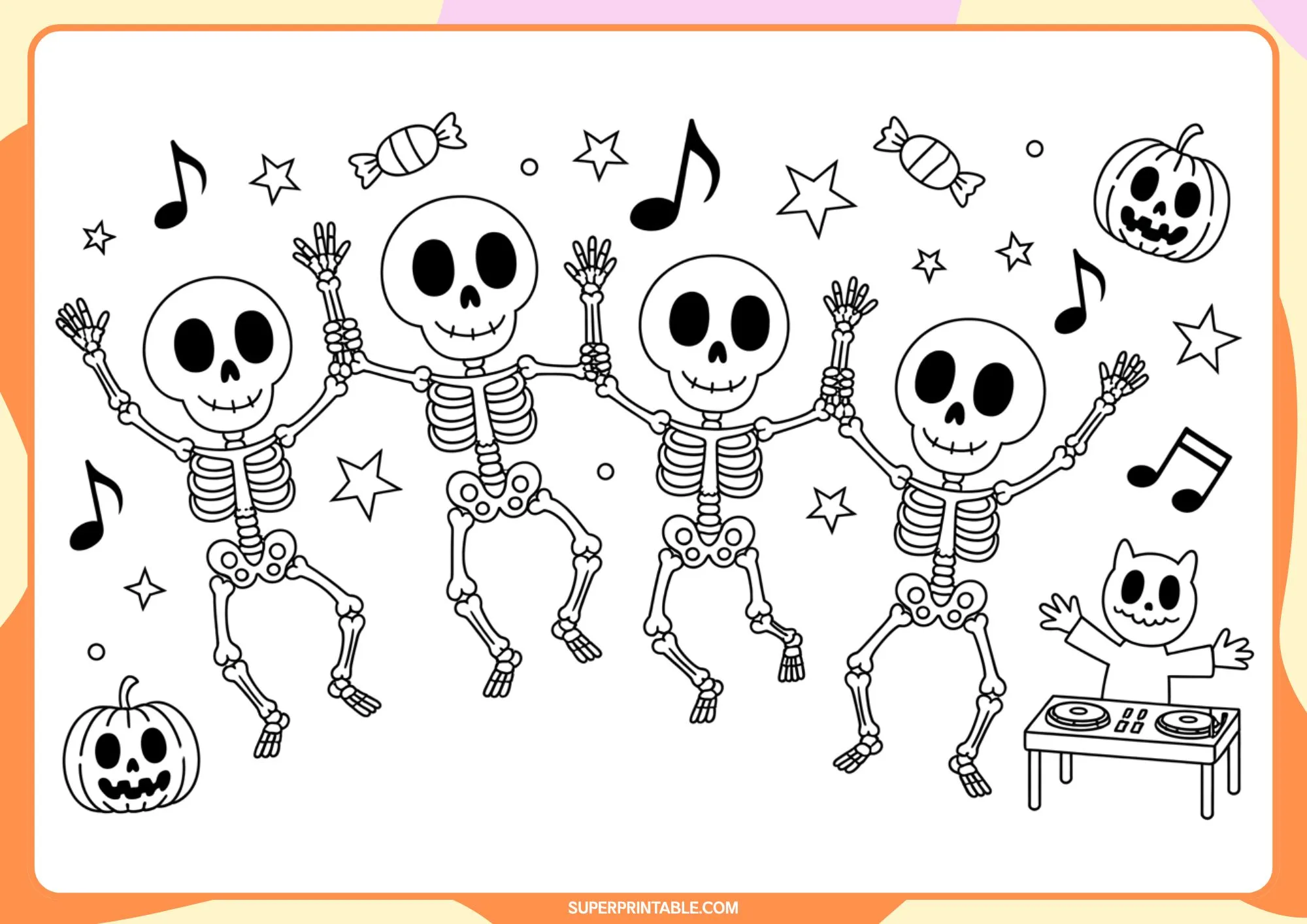 Halloween Party Coloring Pack 7